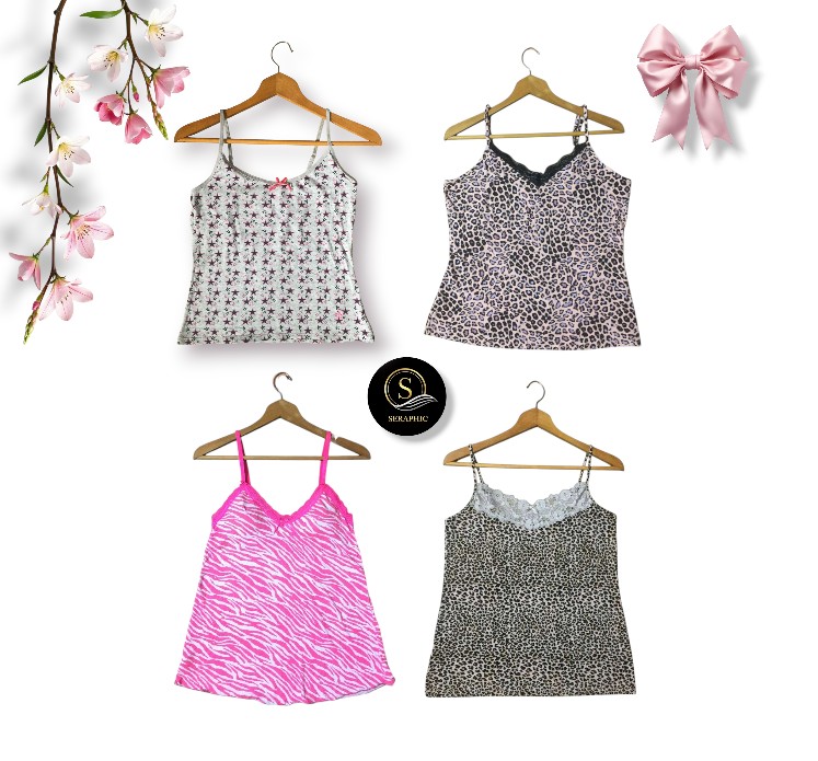 Animal Print+ mix camisoles