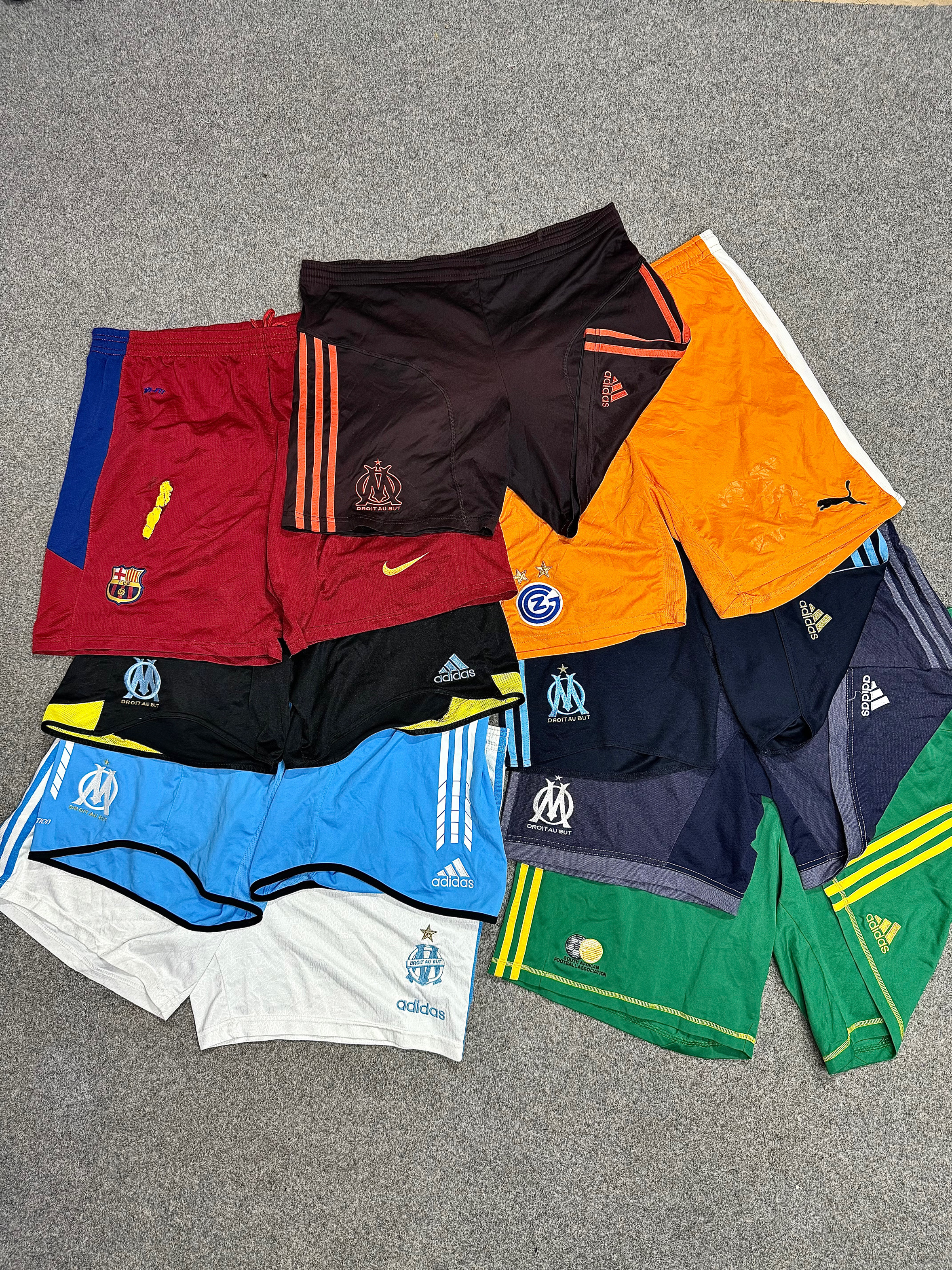 Football club jersey shorts