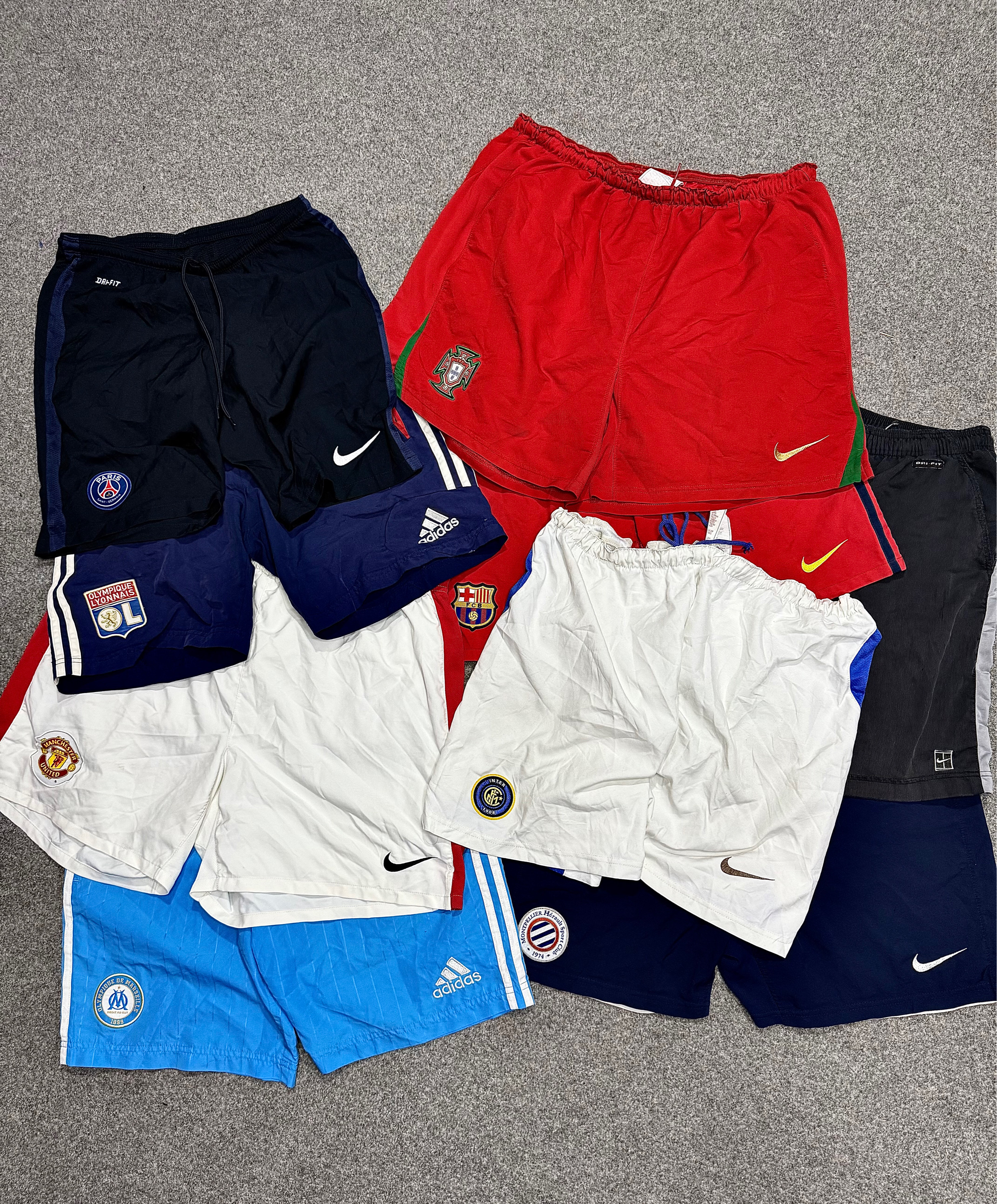 Football club parachute shorts 18pcs
