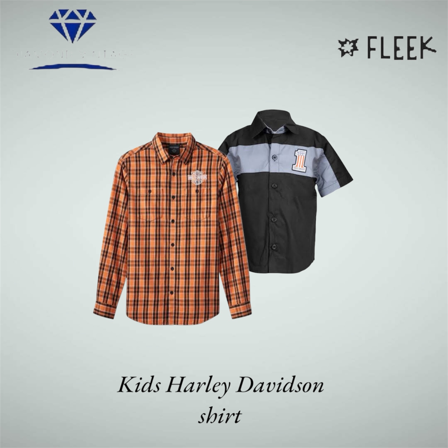 Kids Harley Davidson shirt  (DV -10-01)