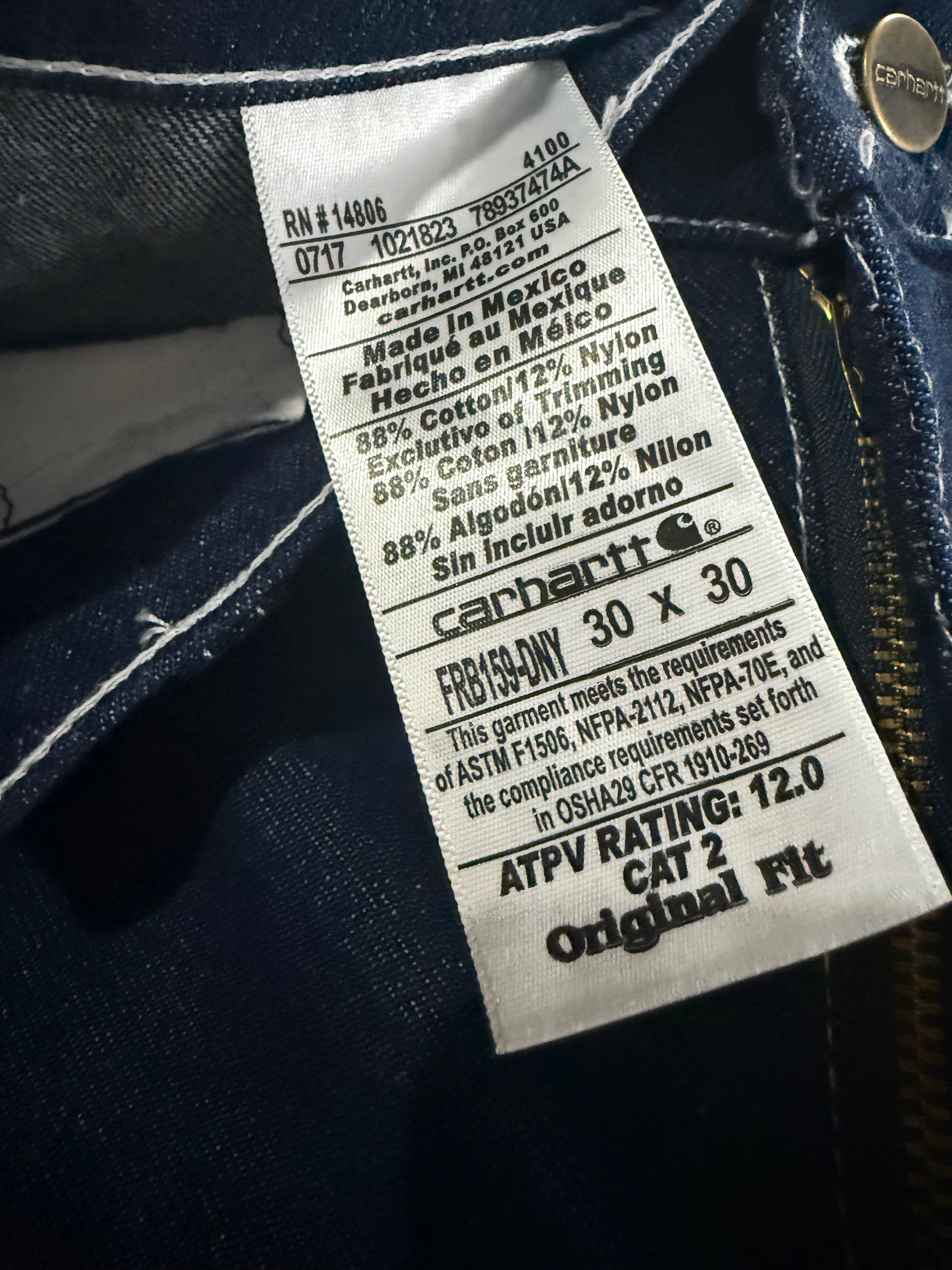 Rework style Carhartt Black Pants