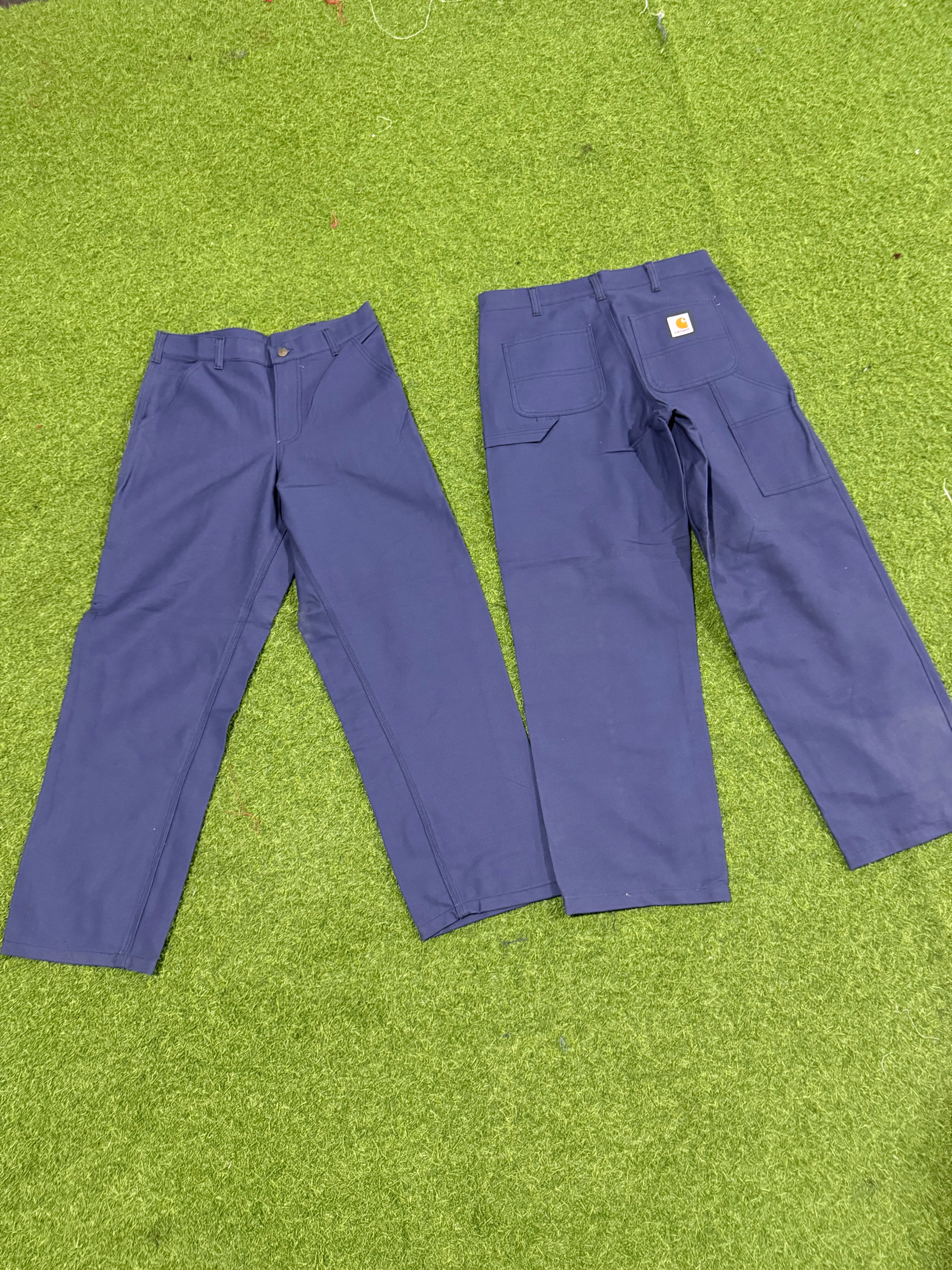 Rework style Carhartt Blue Pants