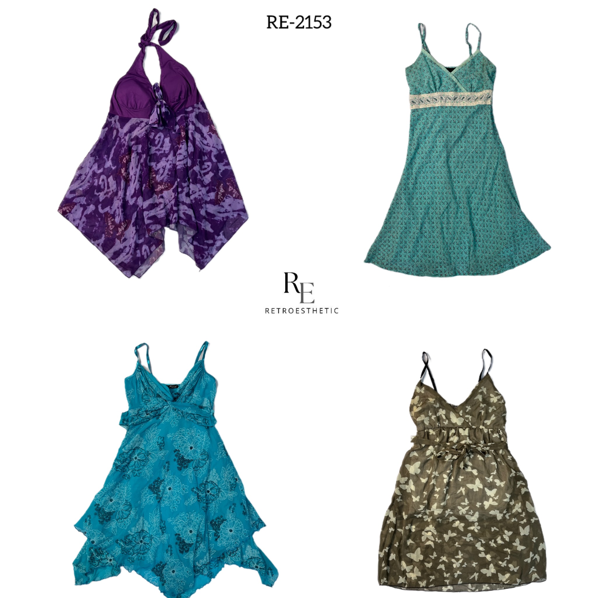 Y2K The Mysterious Girl Era Summer Dresses (RE-2153)