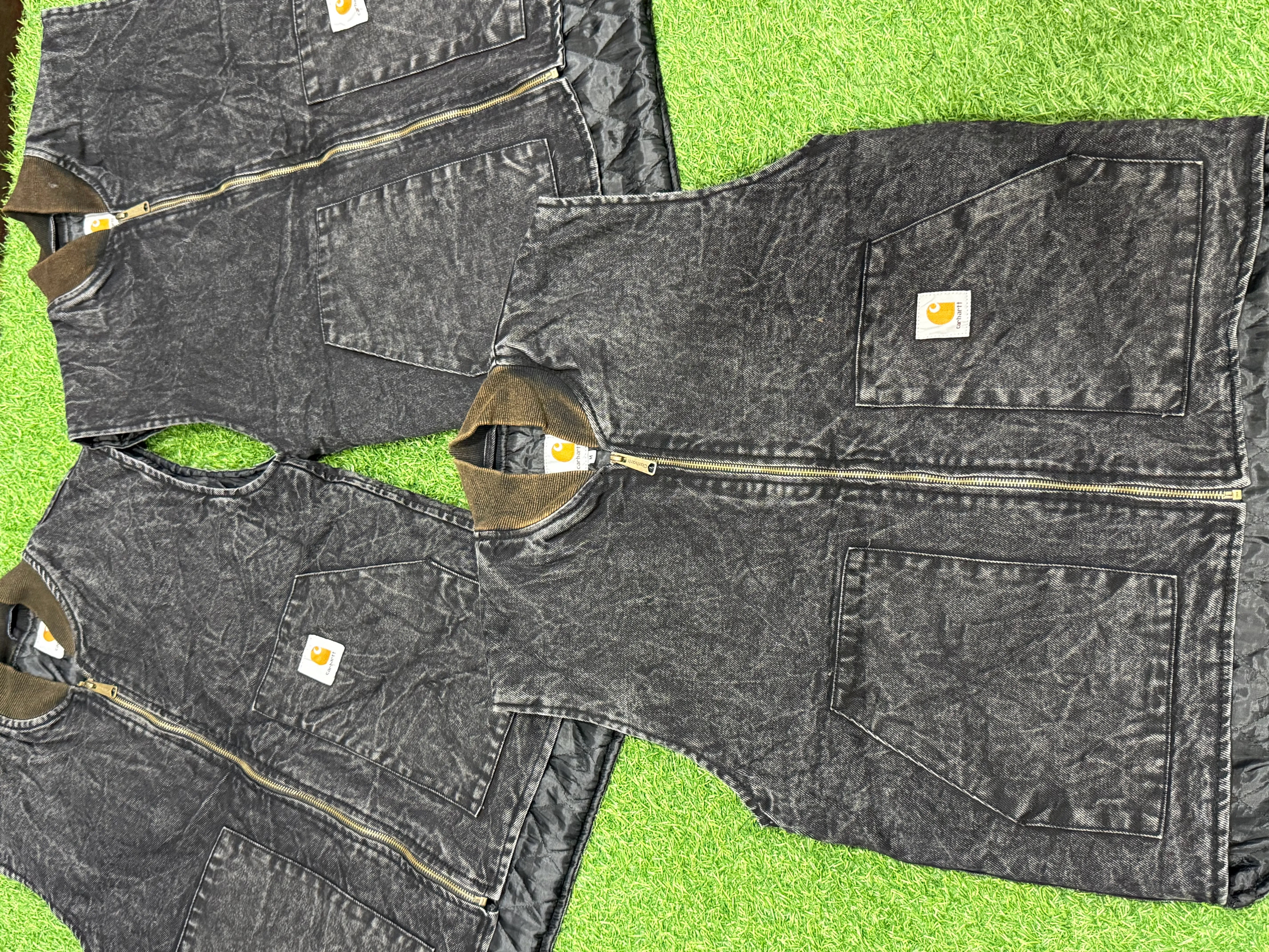 Carhartt Acid wash rework style gilets