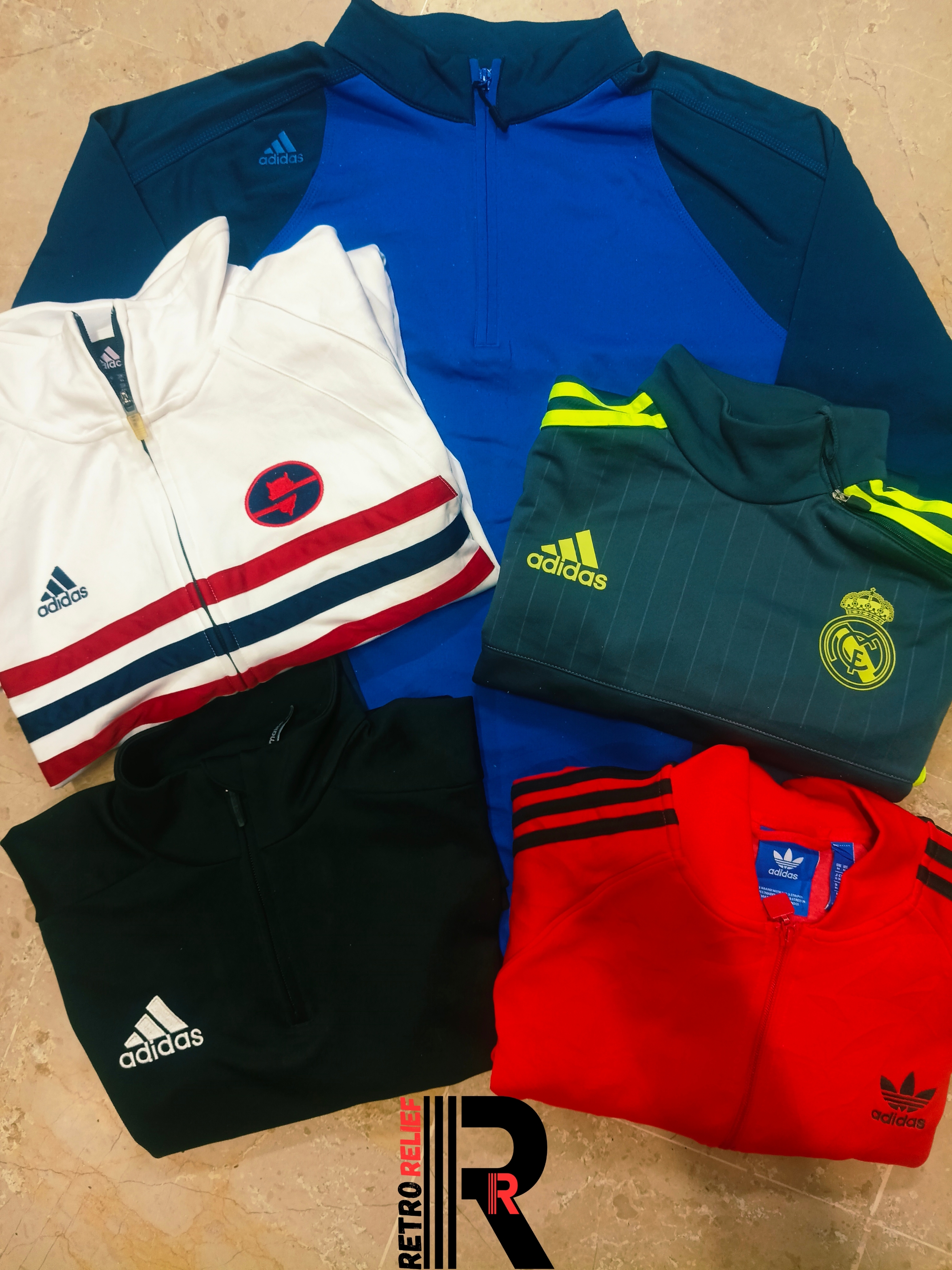 Adidas track tops