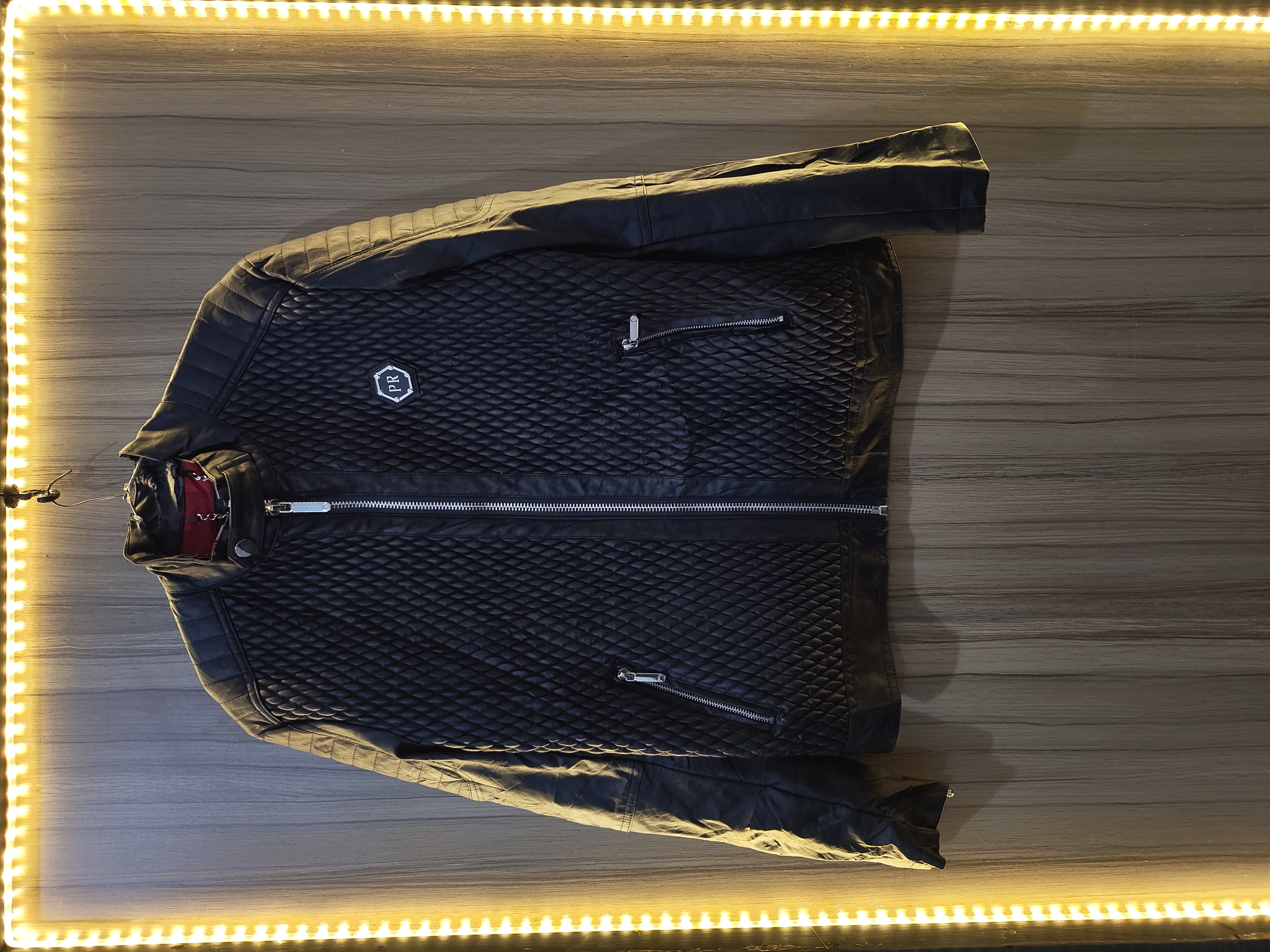 ヴィンテージY2Kレザージャケット - AIO-0136