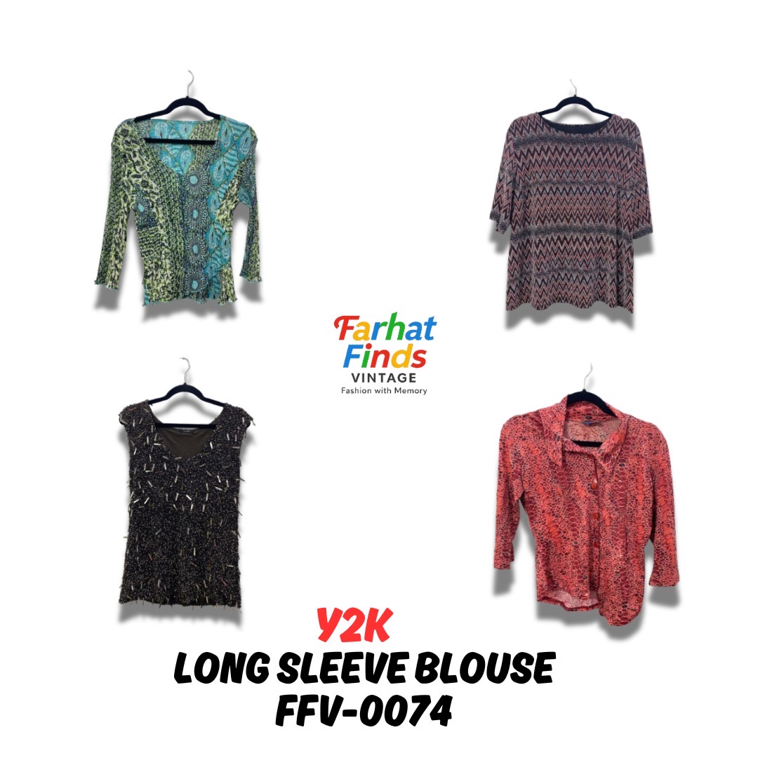 Y2KLONG SLEEVE BLOUSE - FFV 0074