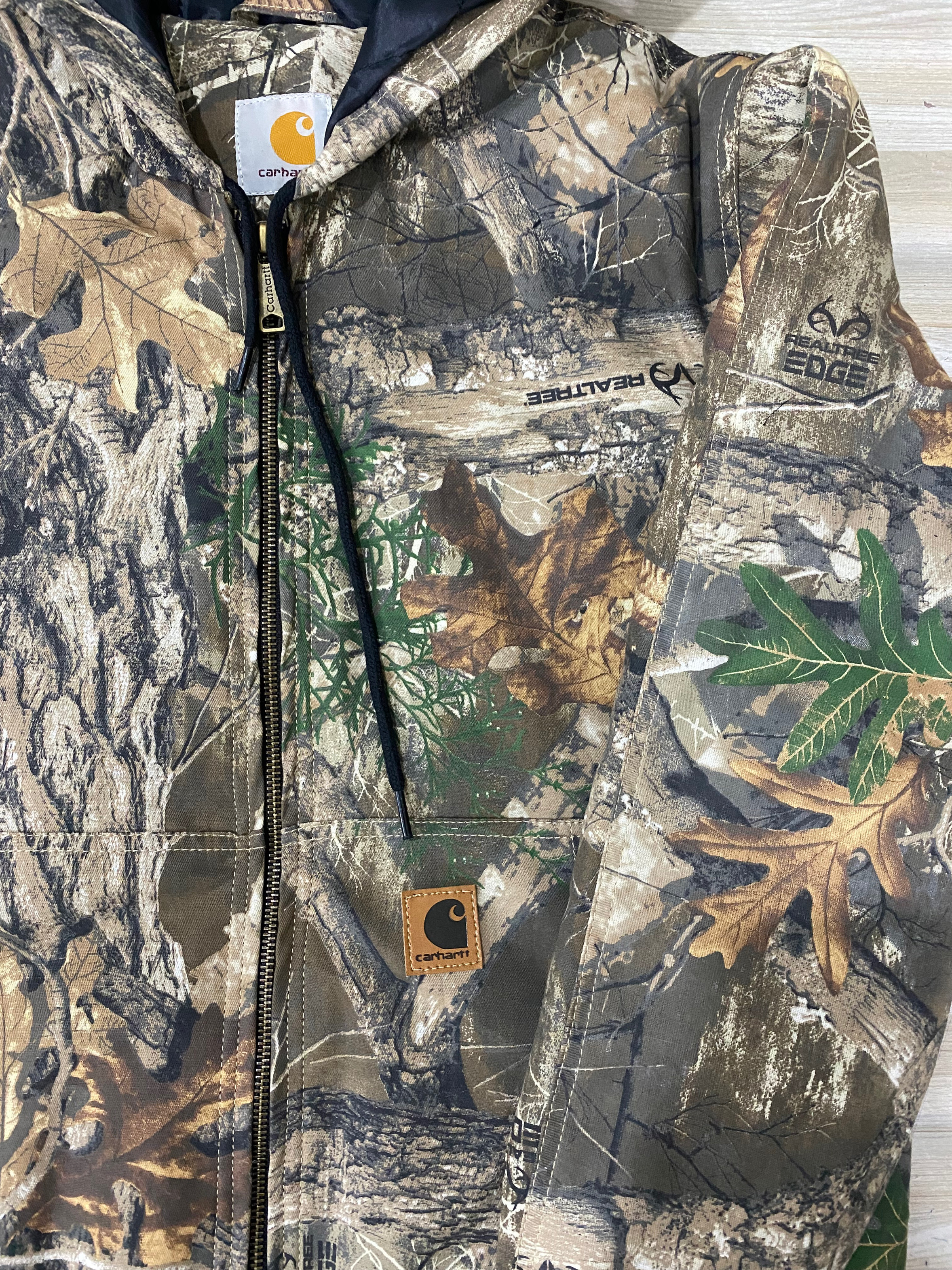 Carhartt rework style jungle print jacket