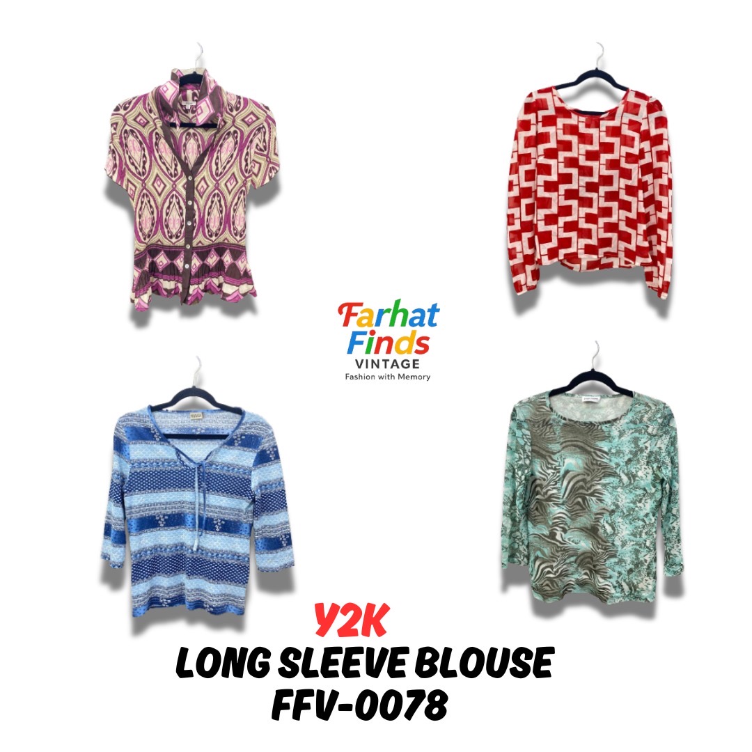 Y2K BLUSA DE MANGA LARGA - FFV 0078