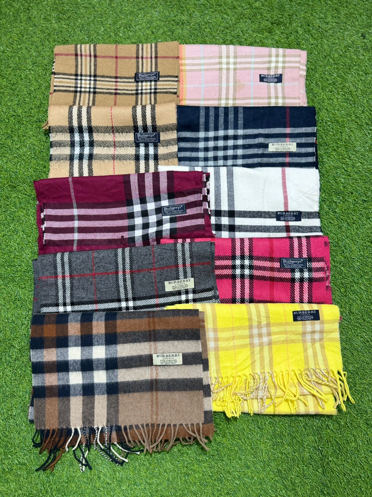Branded Burberry scarves