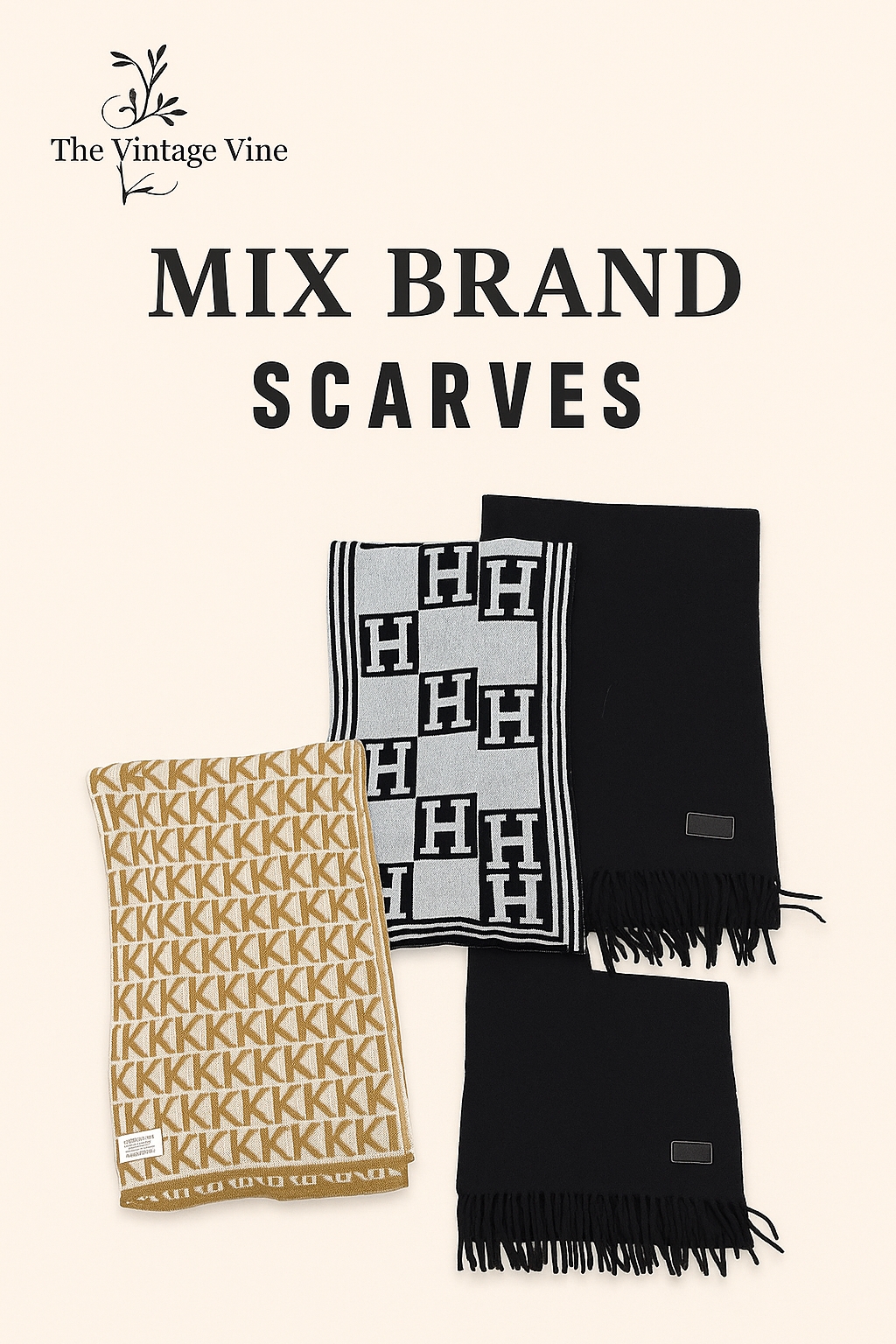 Mixed Luxury Brand Scarves