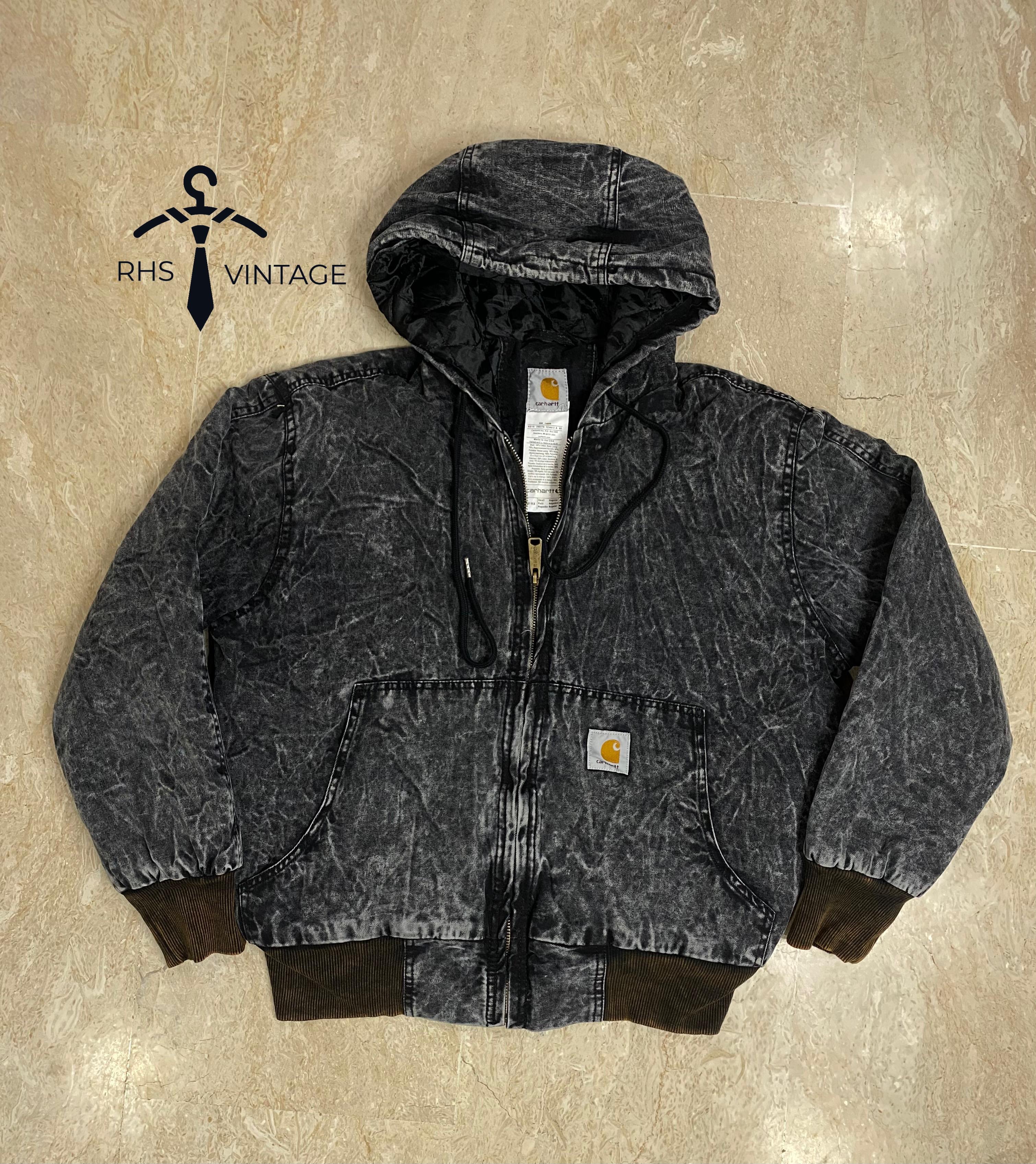 Jaquetas de lavagem ácida no estilo rework da Carhartt