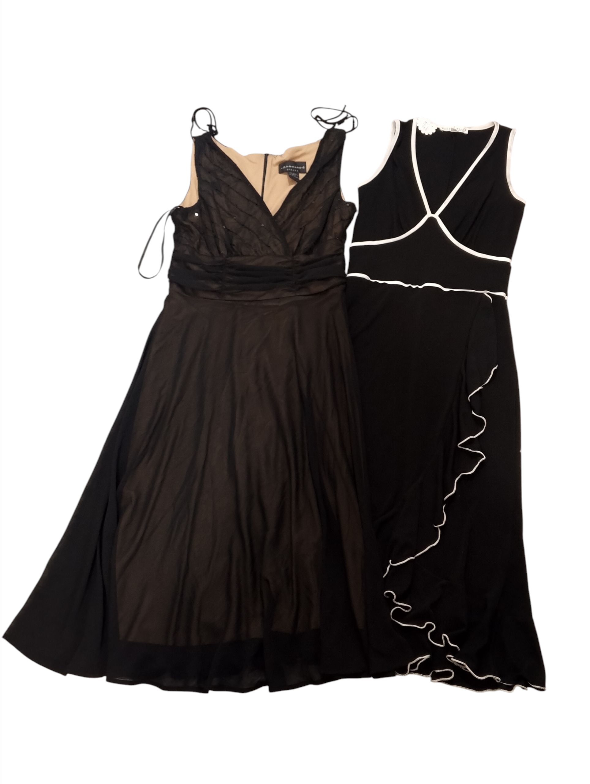 Md33 -Vestido midi/largo negro -10p -9/10/25