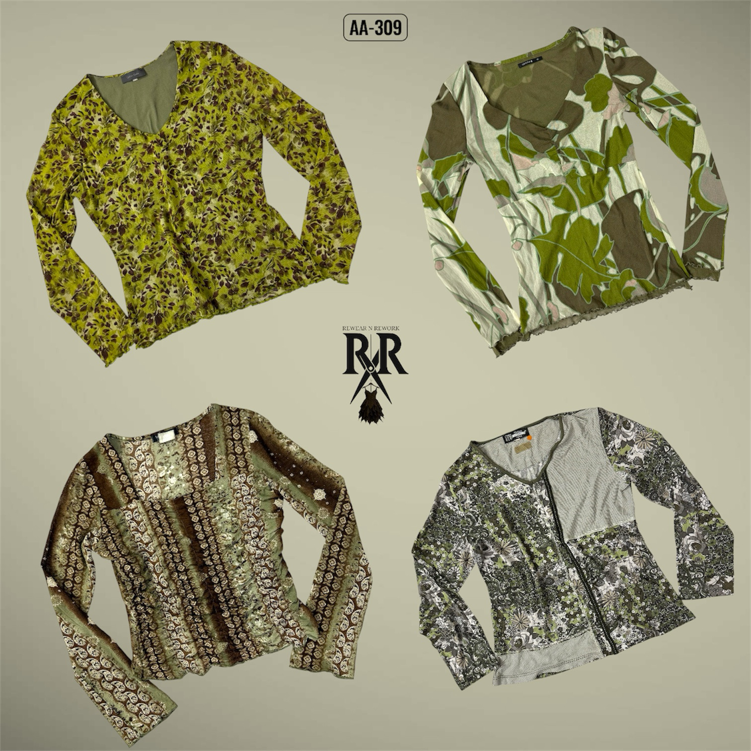 Y2K The Nature Vibe Full Sleeve Tops (AA-309)