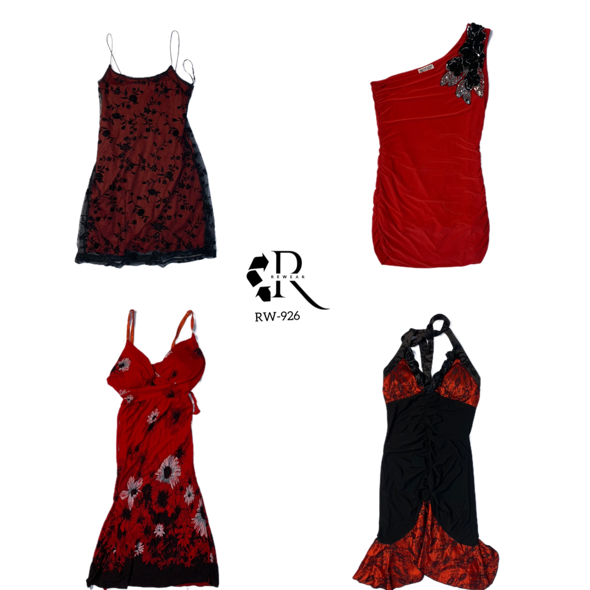 Y2K Romantic Vibe midi dresses (Rw-926