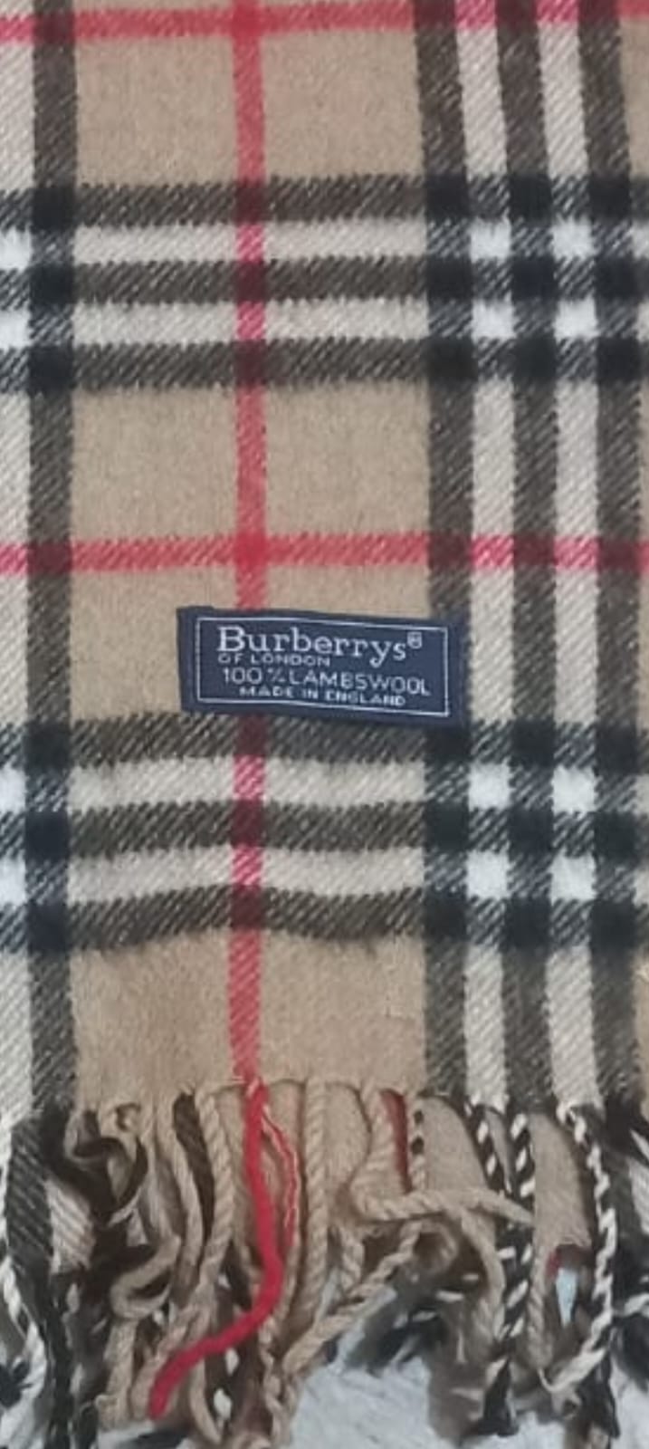 Beige burberry scarves