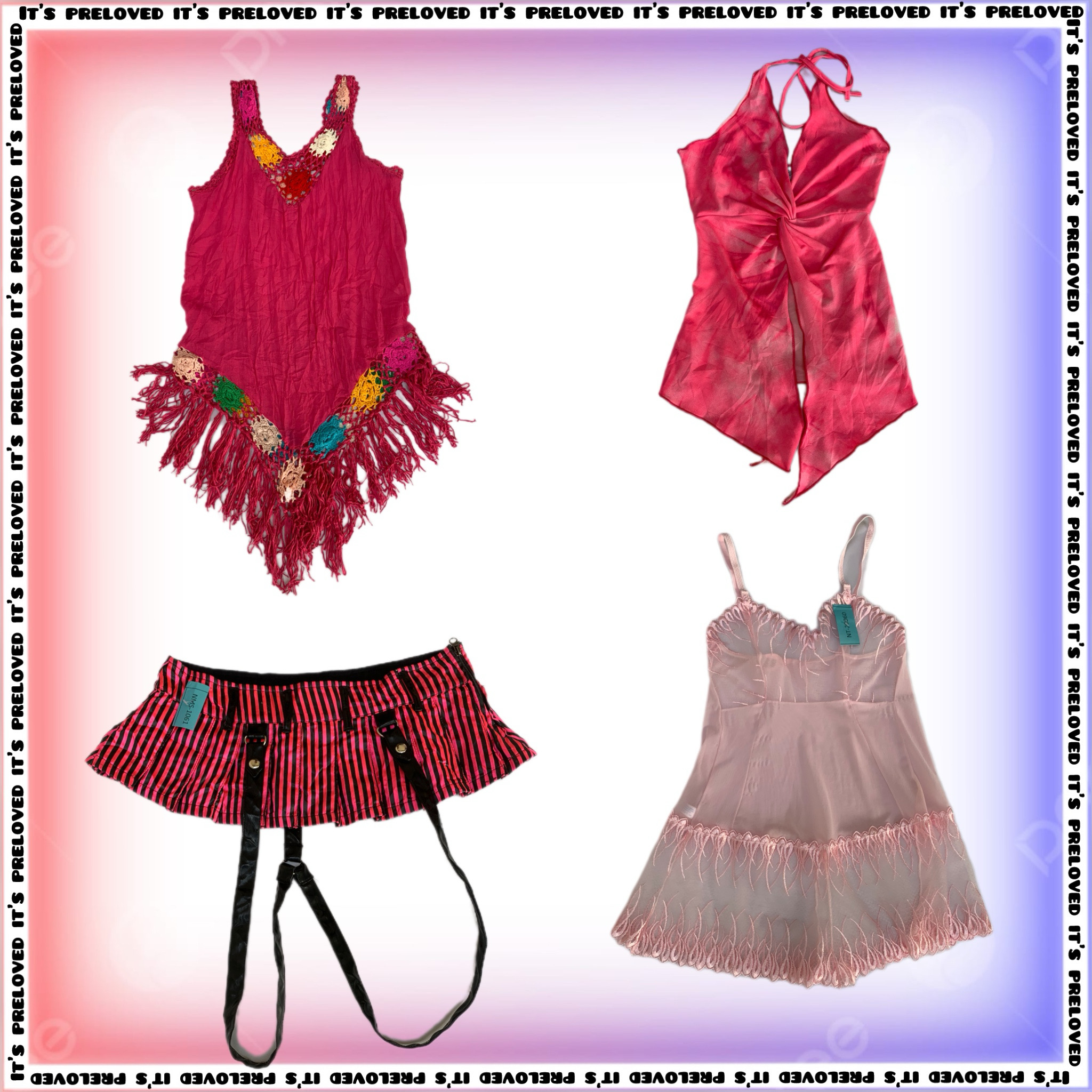 Barbie World Wardrobe - tops, dresses, skirts SRK (SS-1389)