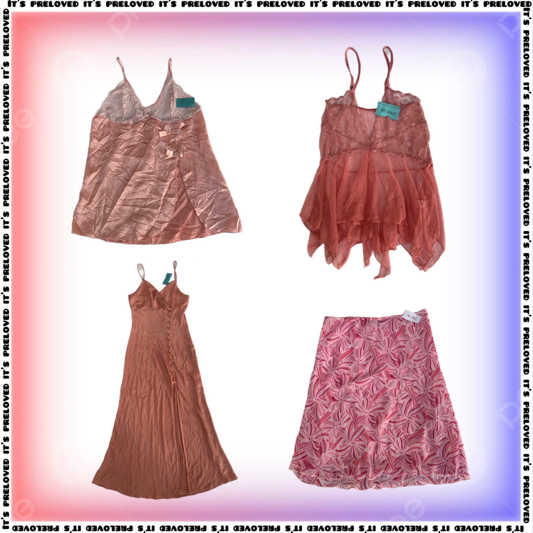 Romantic Date Night Wardrobe tops, dresses and skirts (SS-1398)