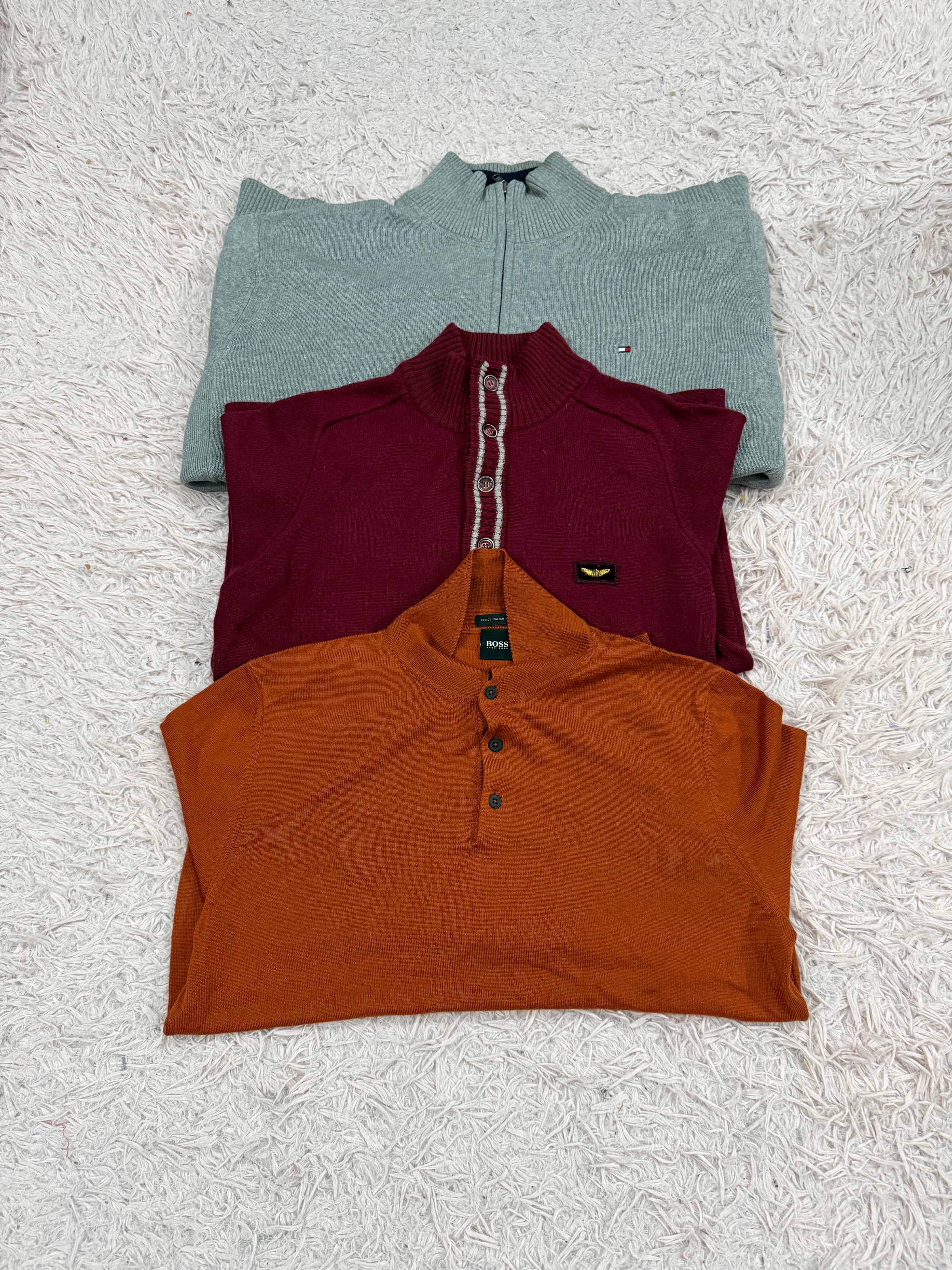 Mixed Branded 1/4 Zips Sweaters