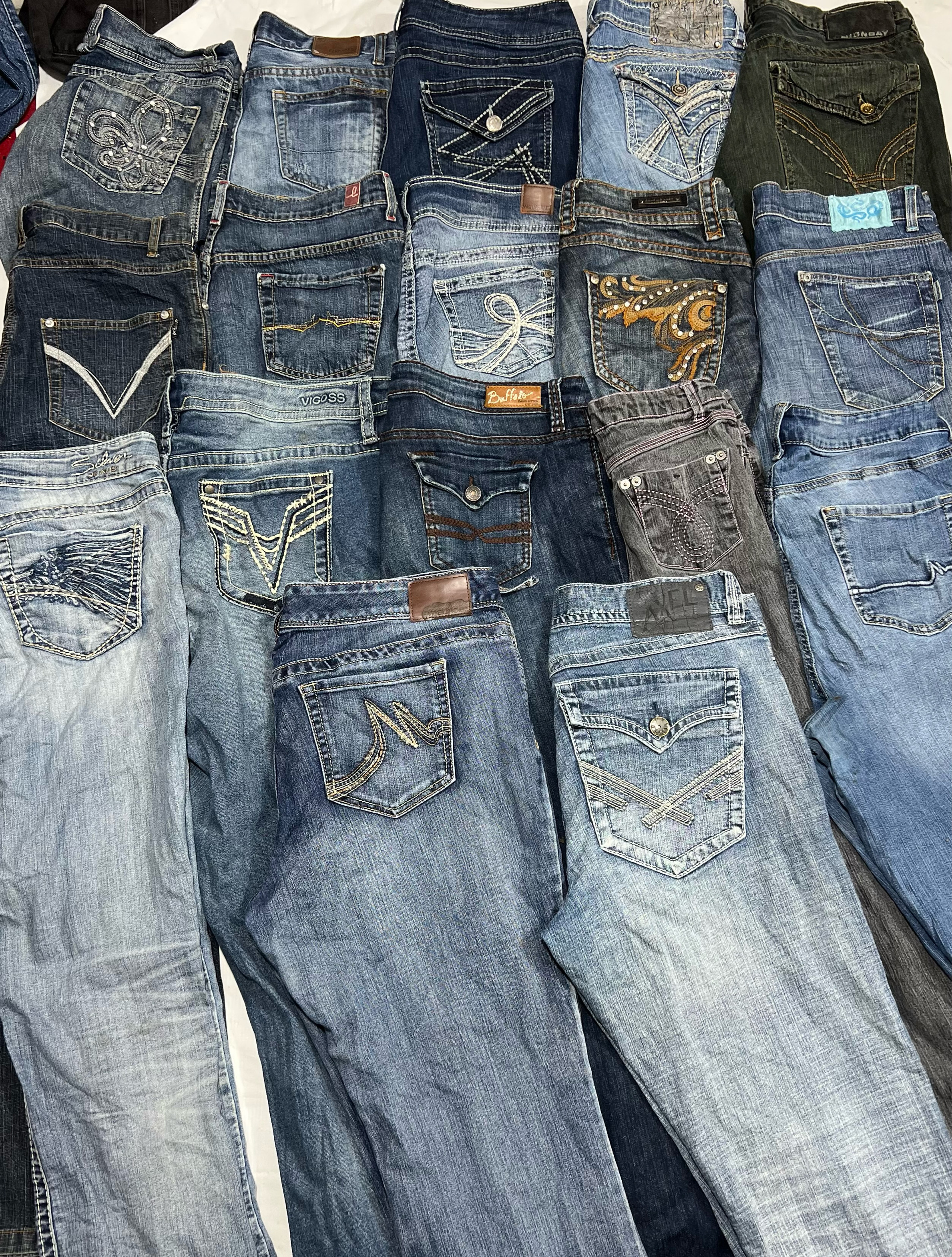 Y2K Esteblished fleyeard jeans pant