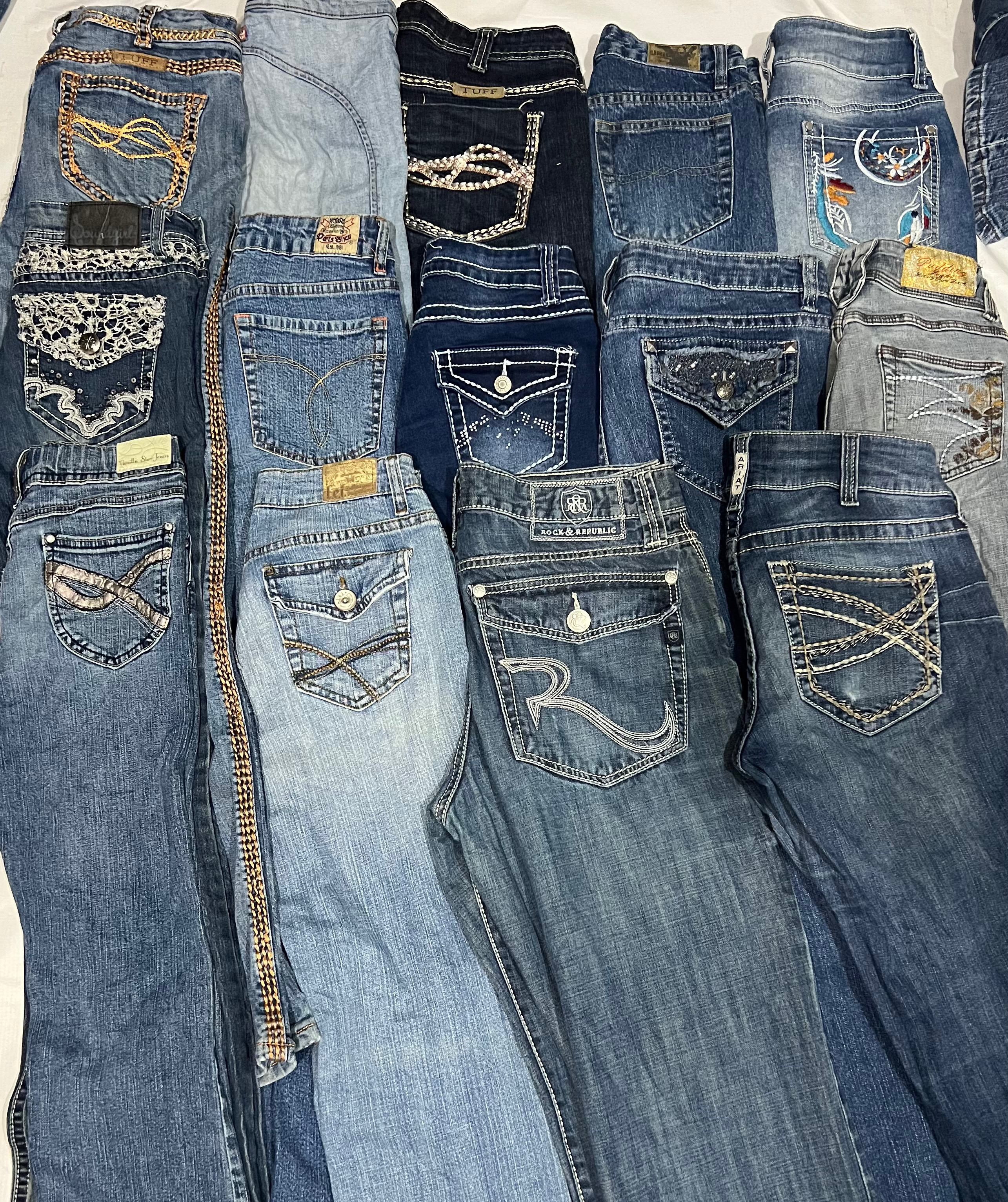 Y2K Esteblished fleyeard jeans pant