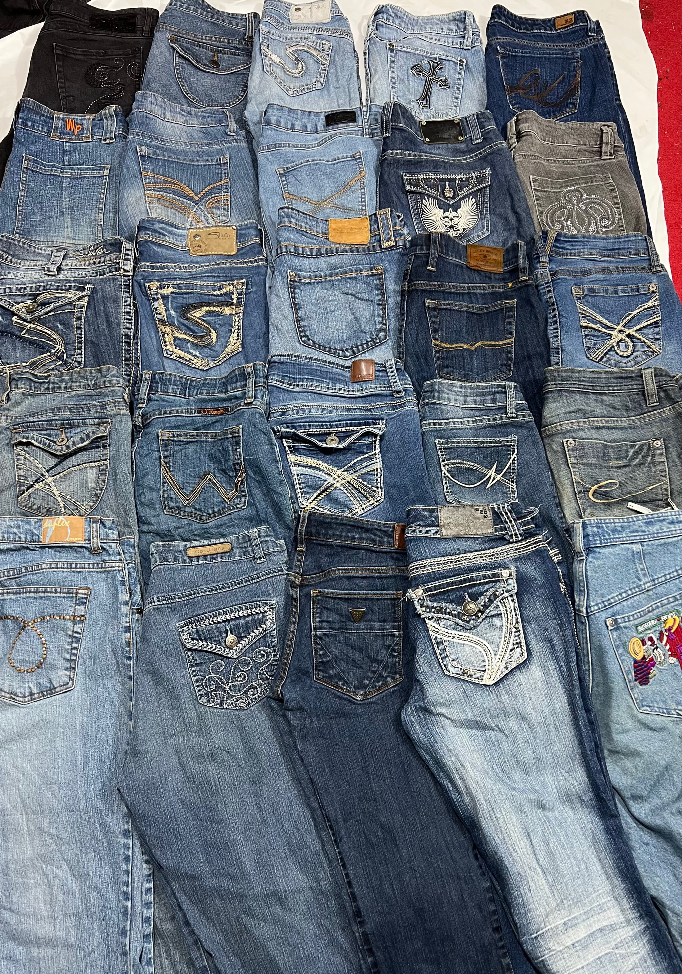 Y2K Esteblished fleyeard jeans pant