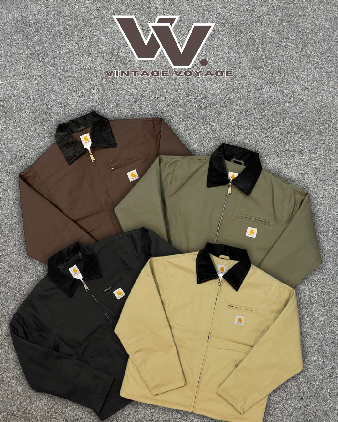 Carhartt umgestalteter Stil Mischfarben Detroit Jacken #111025