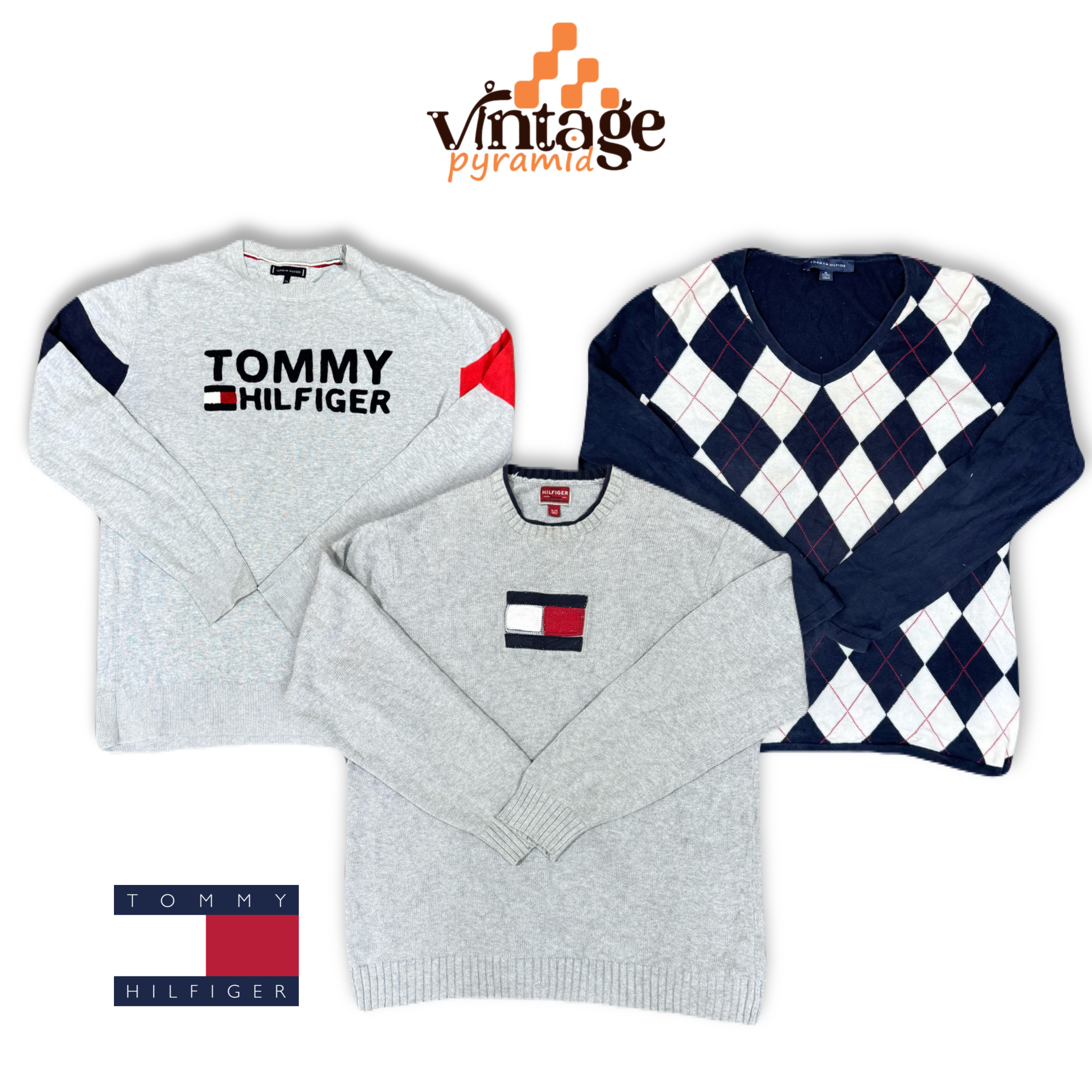VPX165 Tommy Hilfiger Round Neck / V Neck Sweaters