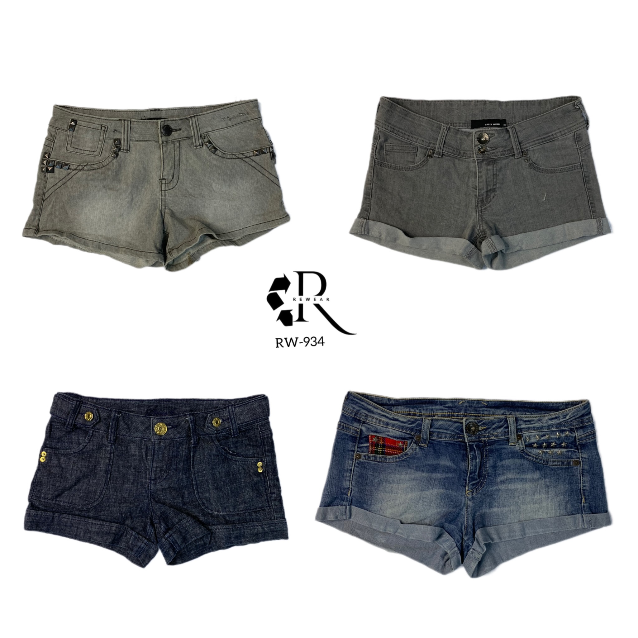Y2K Britney Era Low-Rise Denim Short (RW-934)