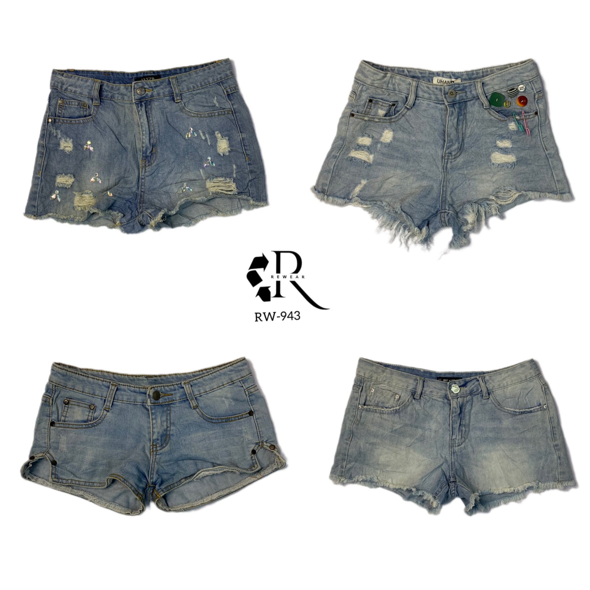 Y2K Brithney Era Denim short (Rw-943)