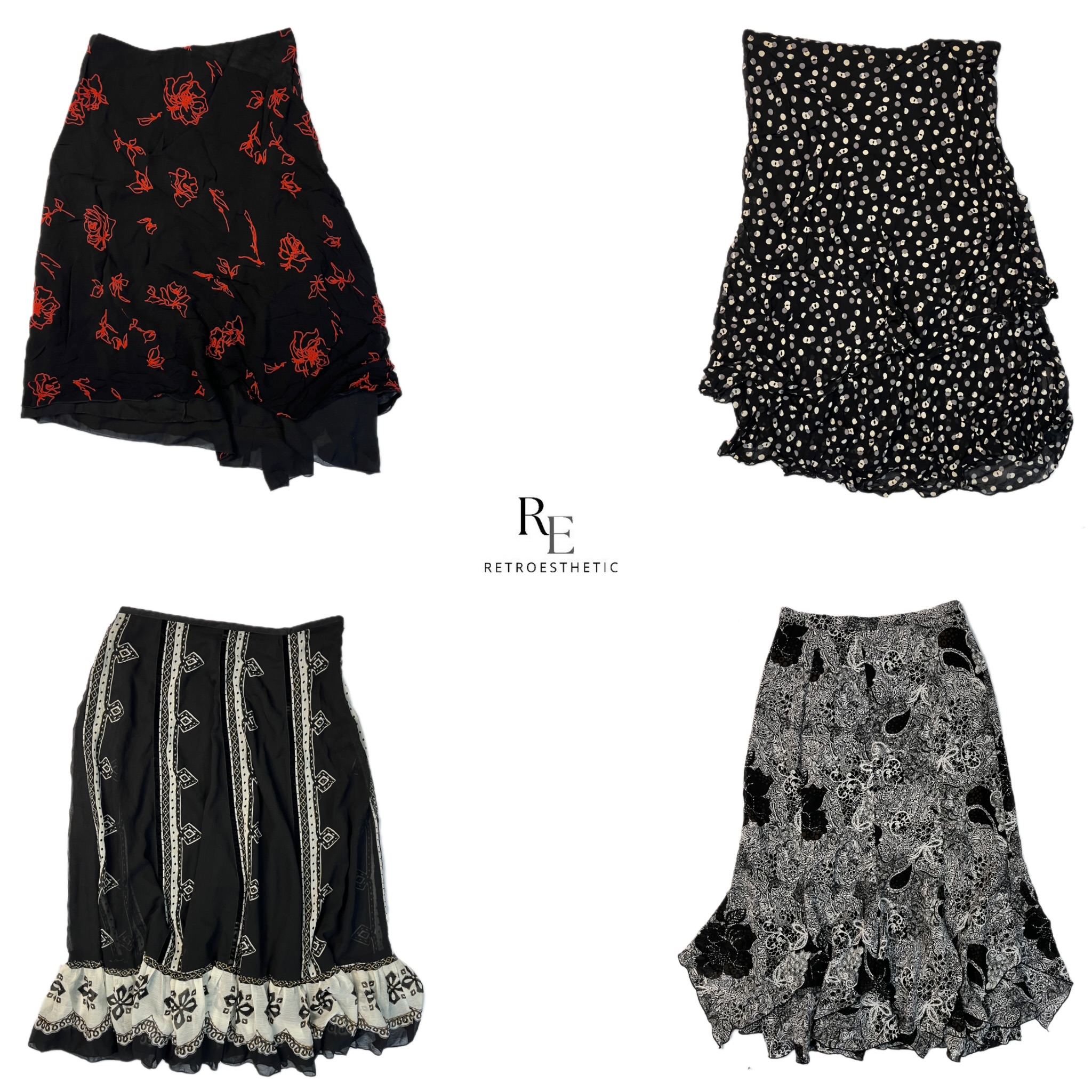 Y2K Grunge Fairycore Mix Summer Skirts (RE-2170)