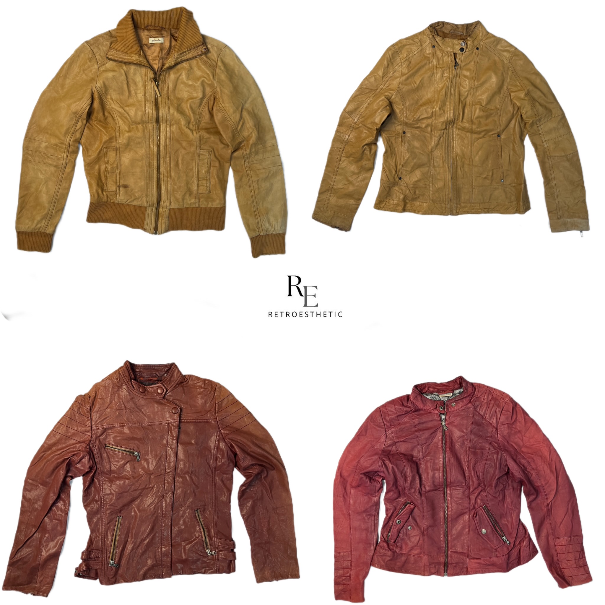 90’s/Y2K IT Girl Leather Jackets (RE-2171)