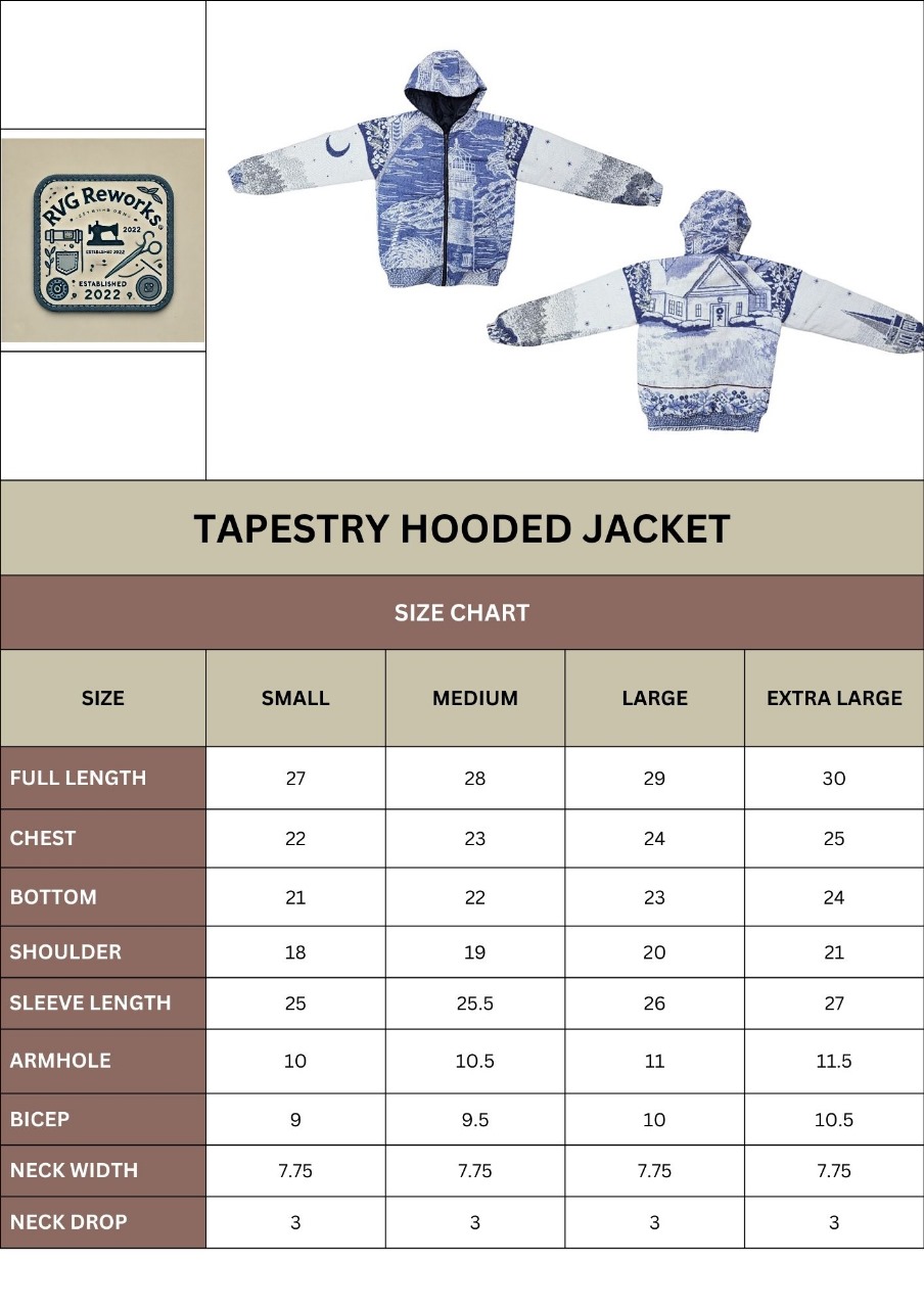 Upcycled Tapestry Hoodie