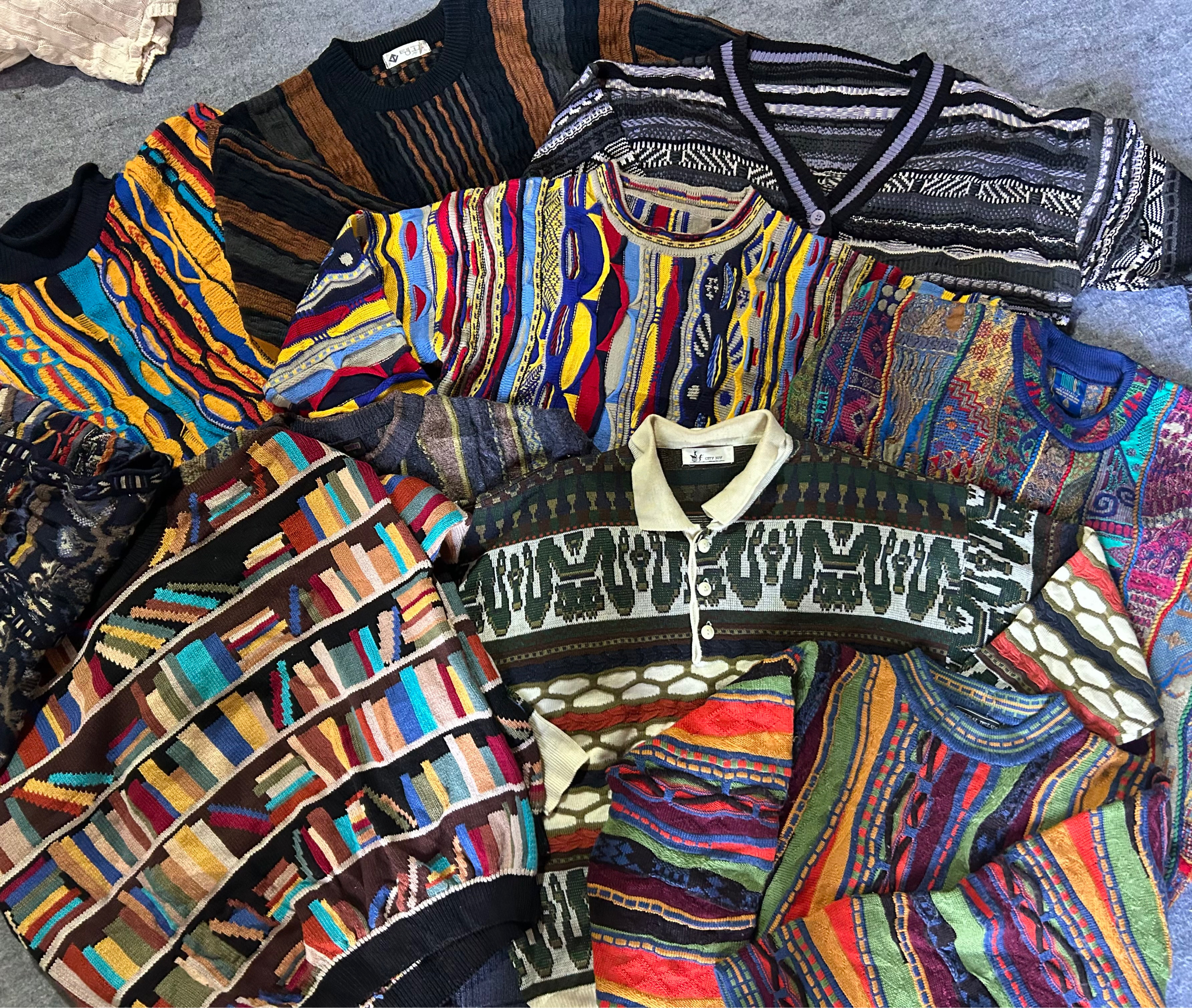 Coogi-Style Sweaters