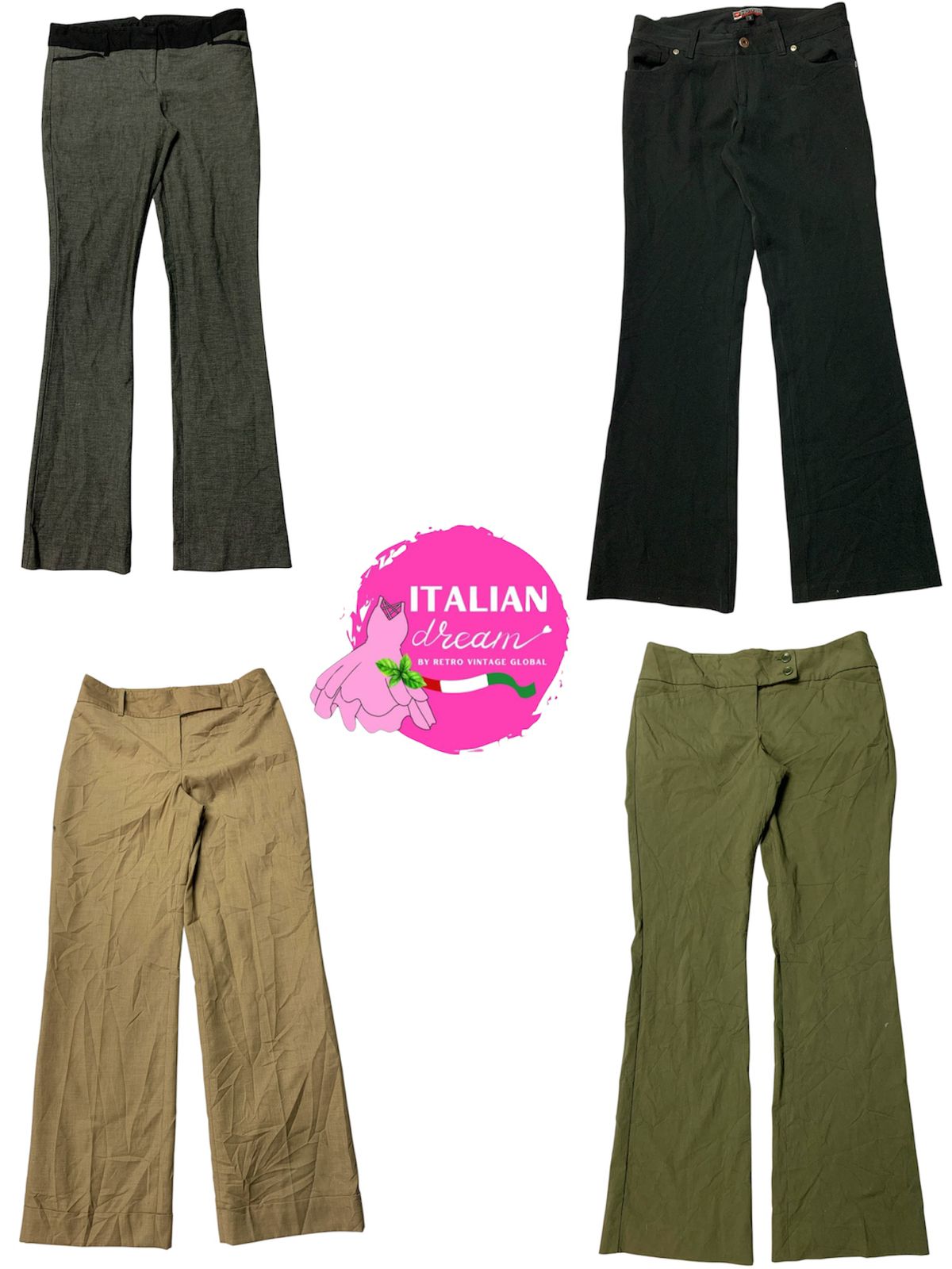 y2k unique poly pant