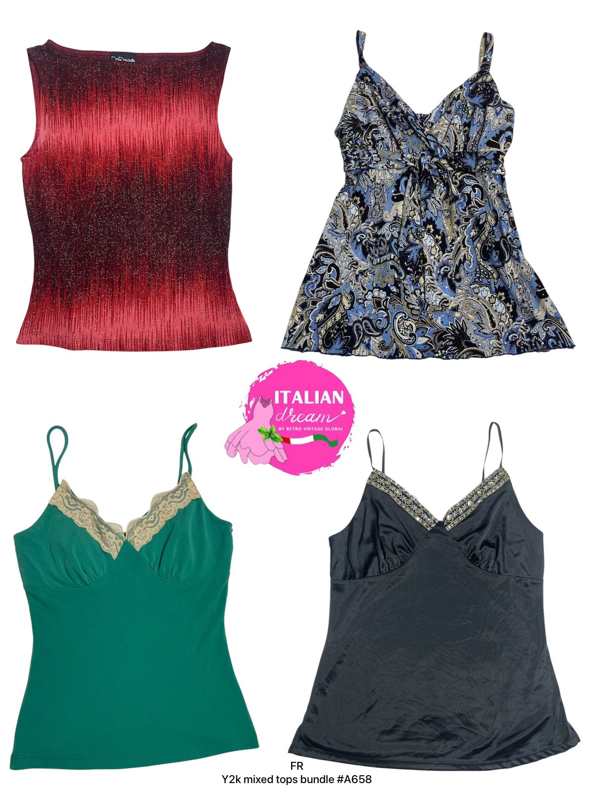 Y2k mixed tops bundle
