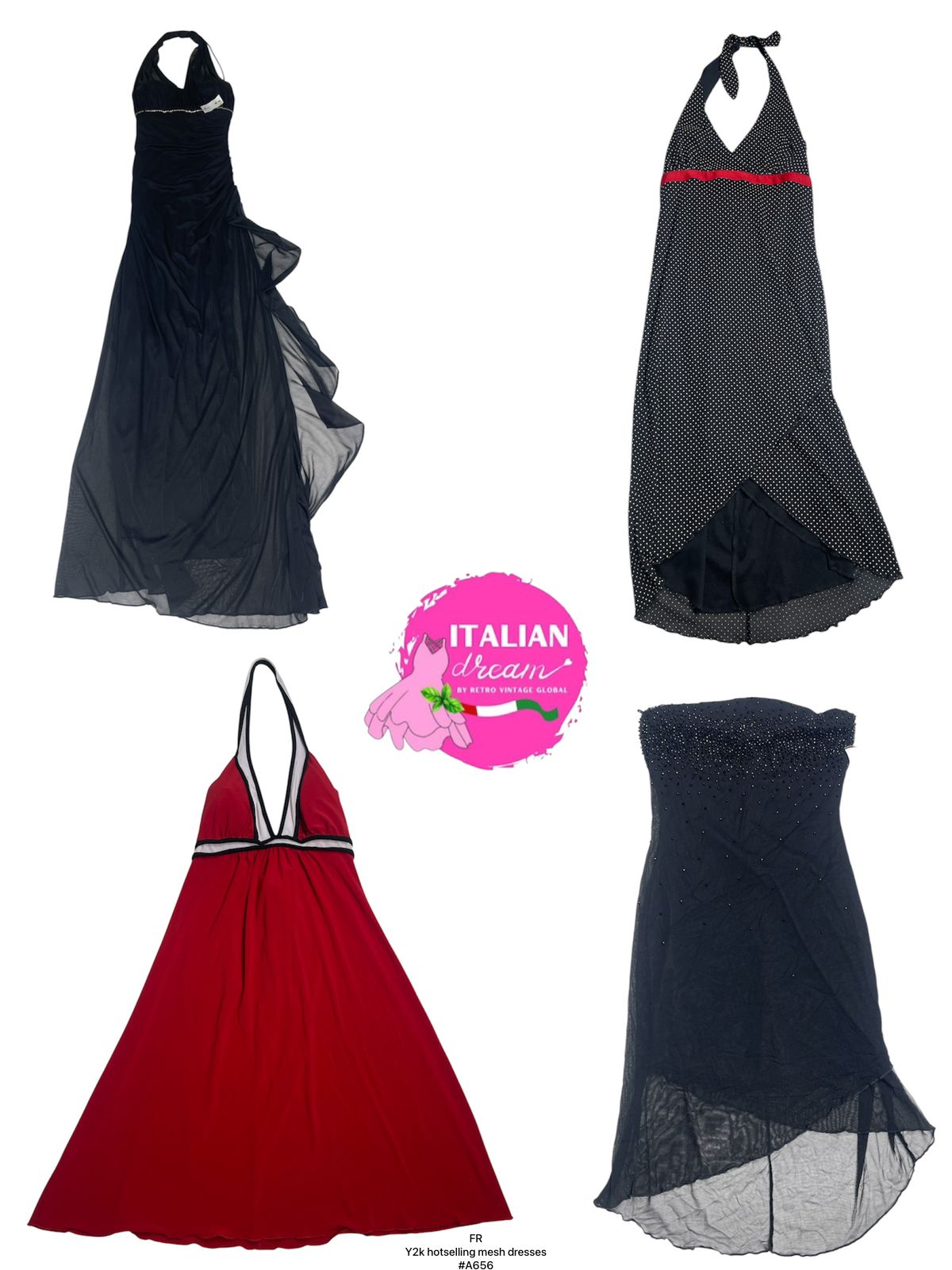 Y2k hotselling mesh dresses