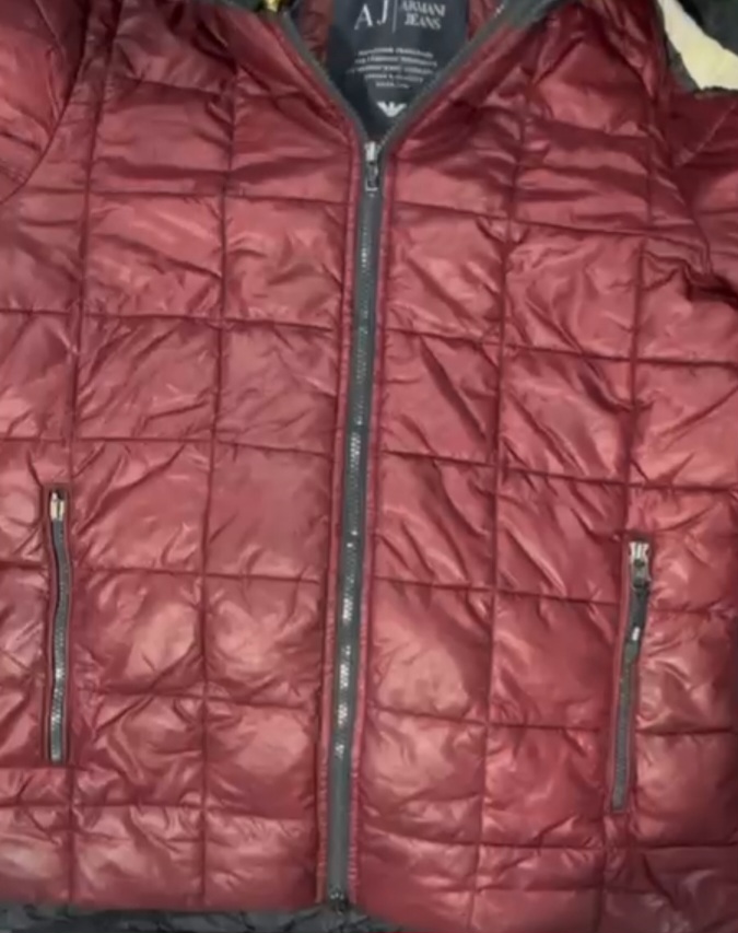 Armani jeans parachute jackets