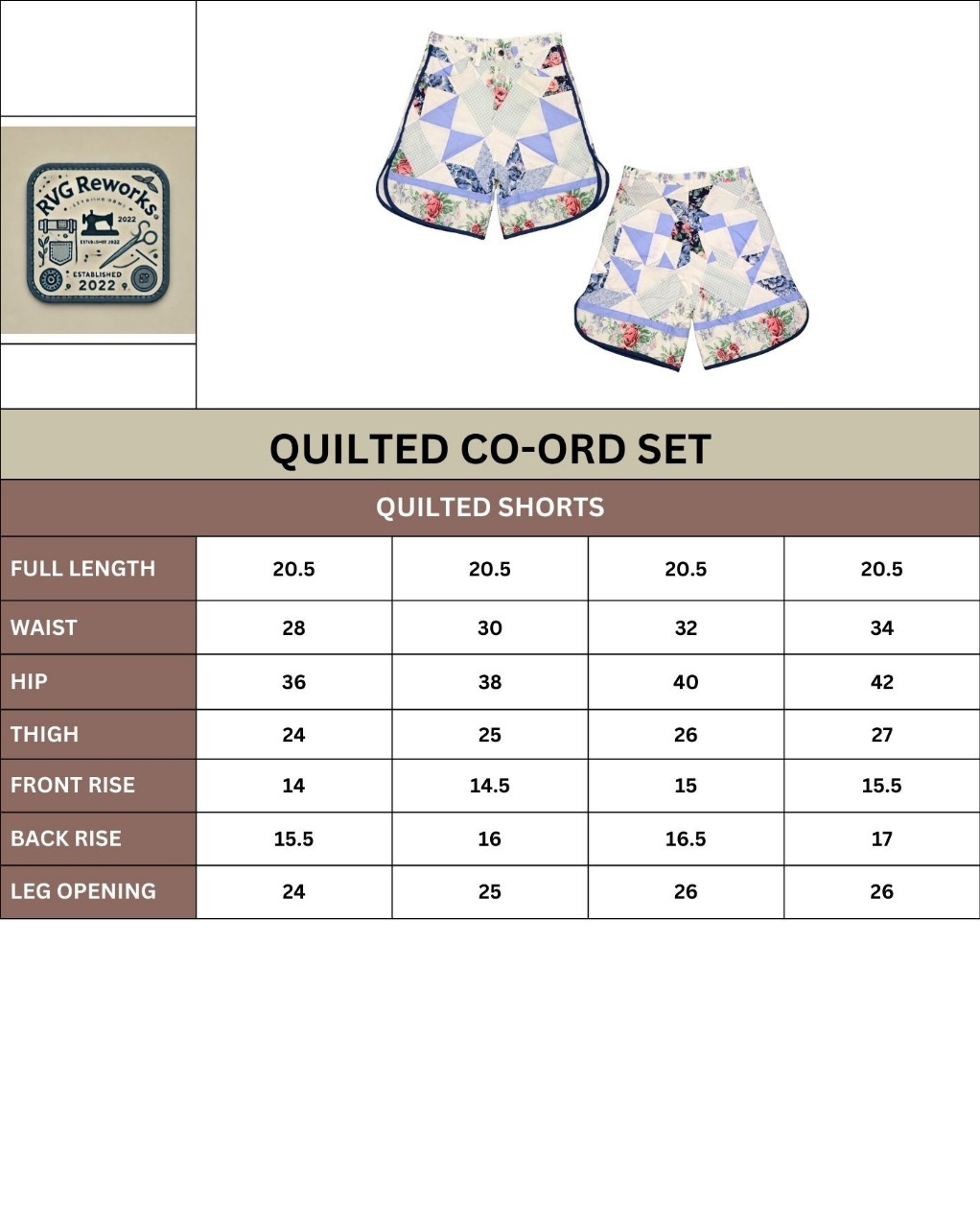 Shorts acolchoados reciclados