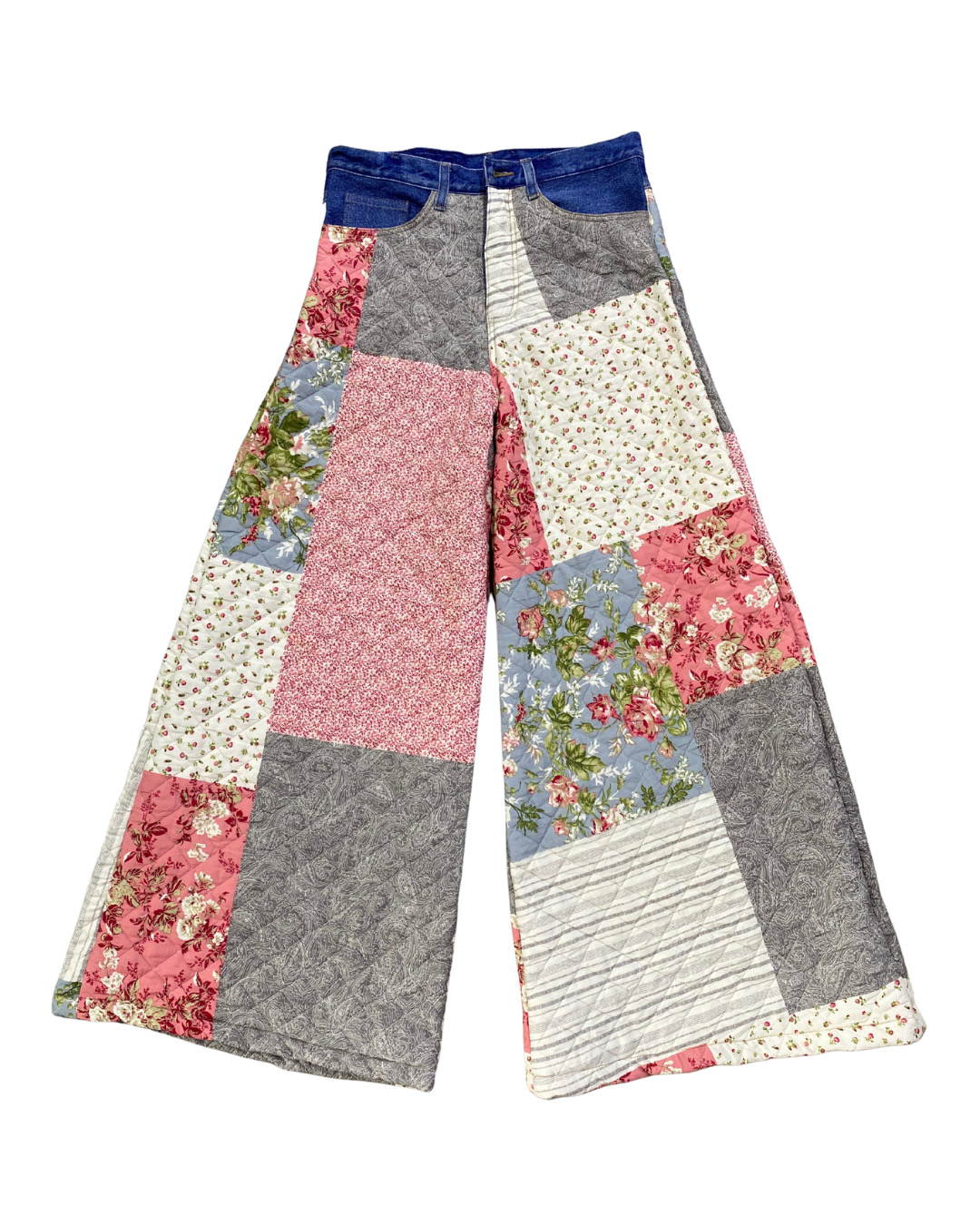 Upcycled Quilted Patchwork Pants