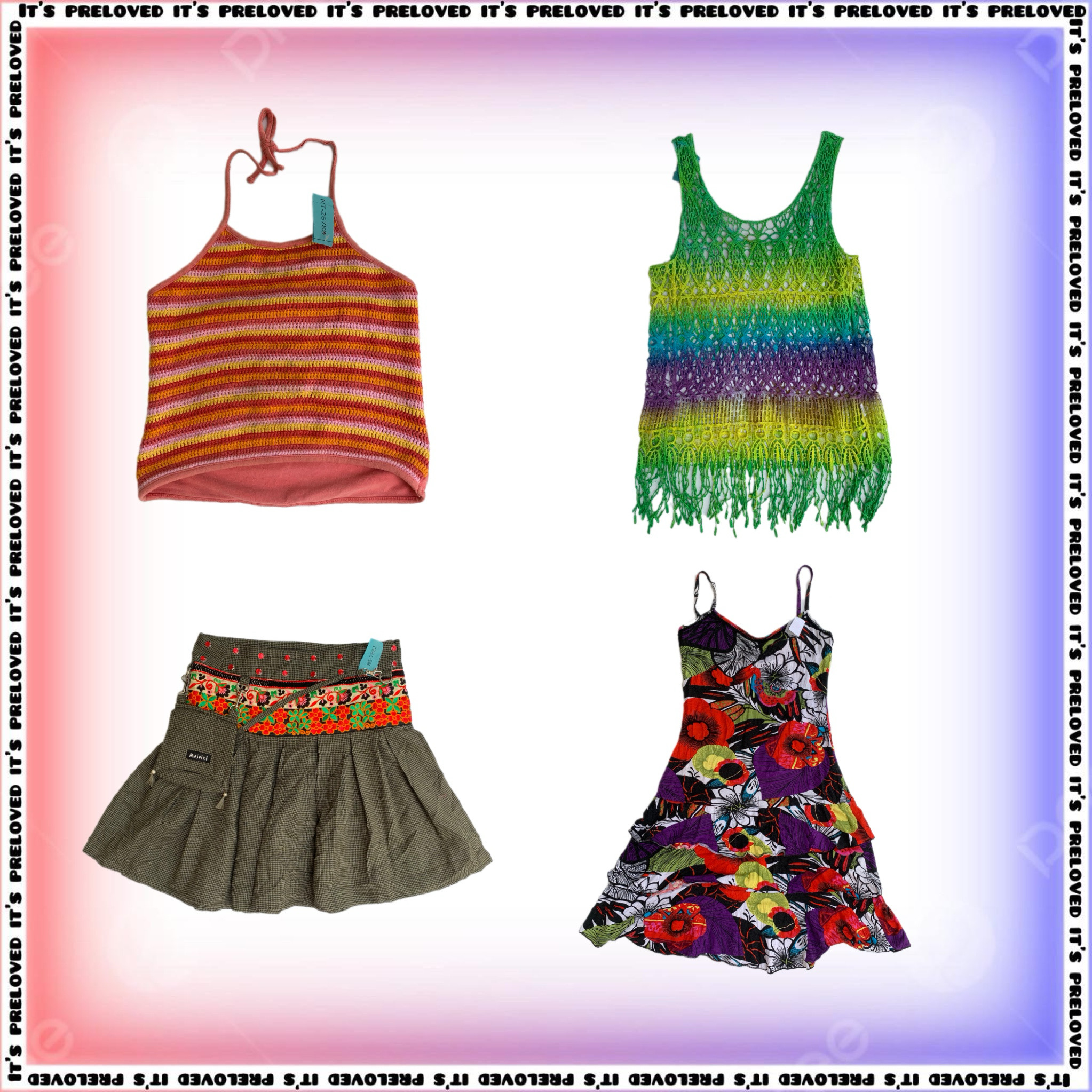 70s Groove Babe - tops, robes, jupes SRK (SS-1401)