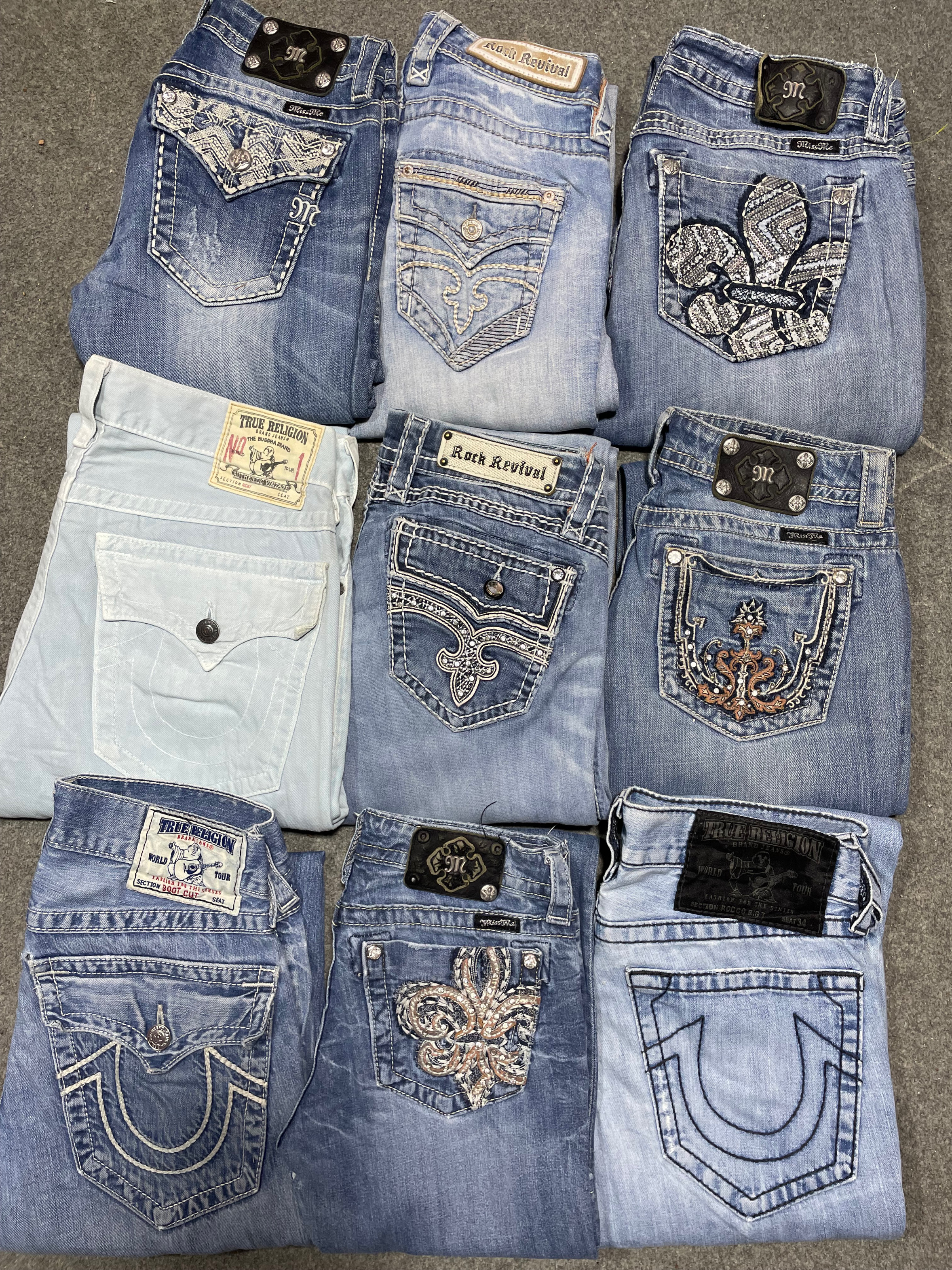 Miss me True religion Rock revival jeans