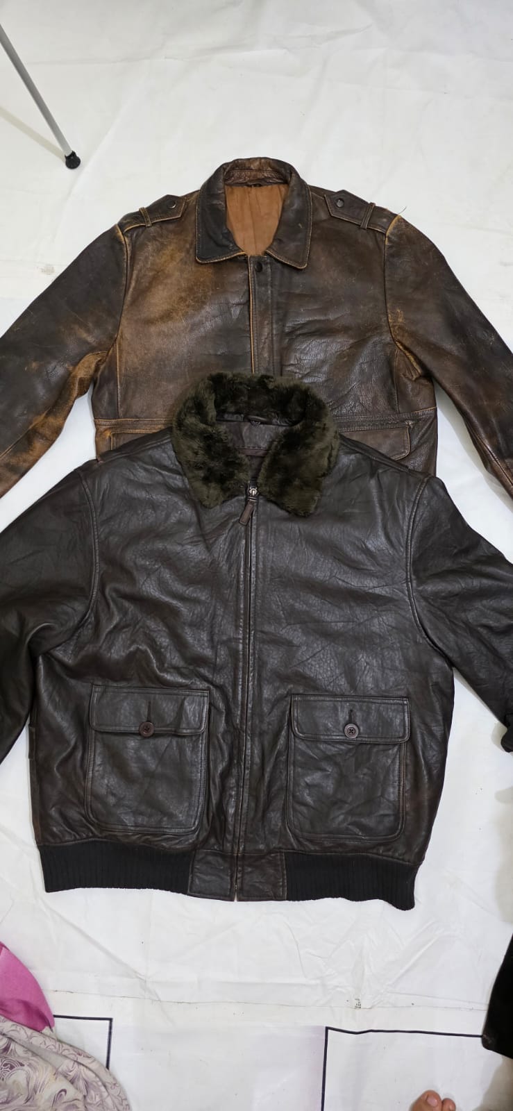 Men's vintage A2 style leather jackets