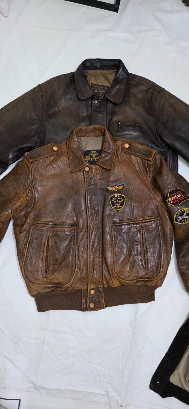 Men's vintage flight leather jackets