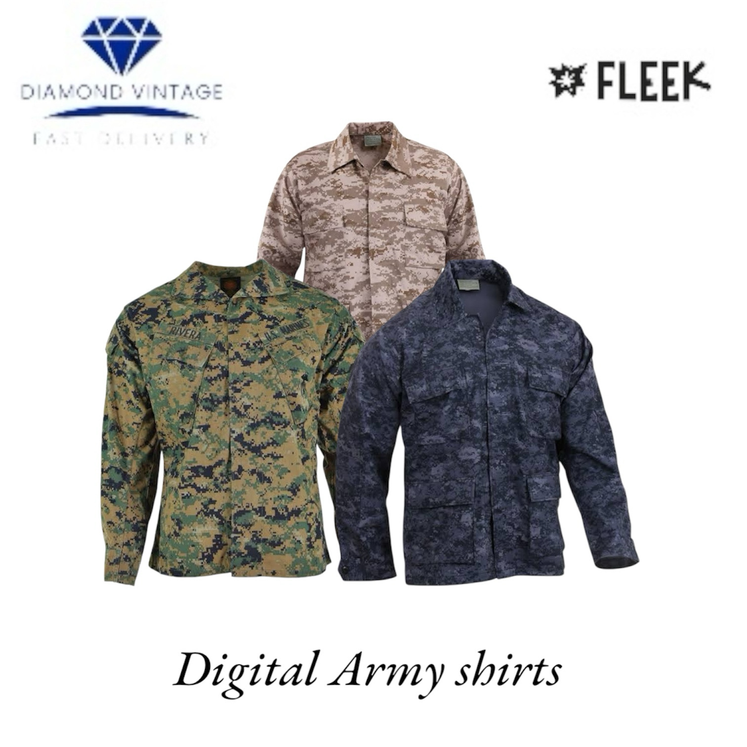 Digital army shirts (DV -10-58)