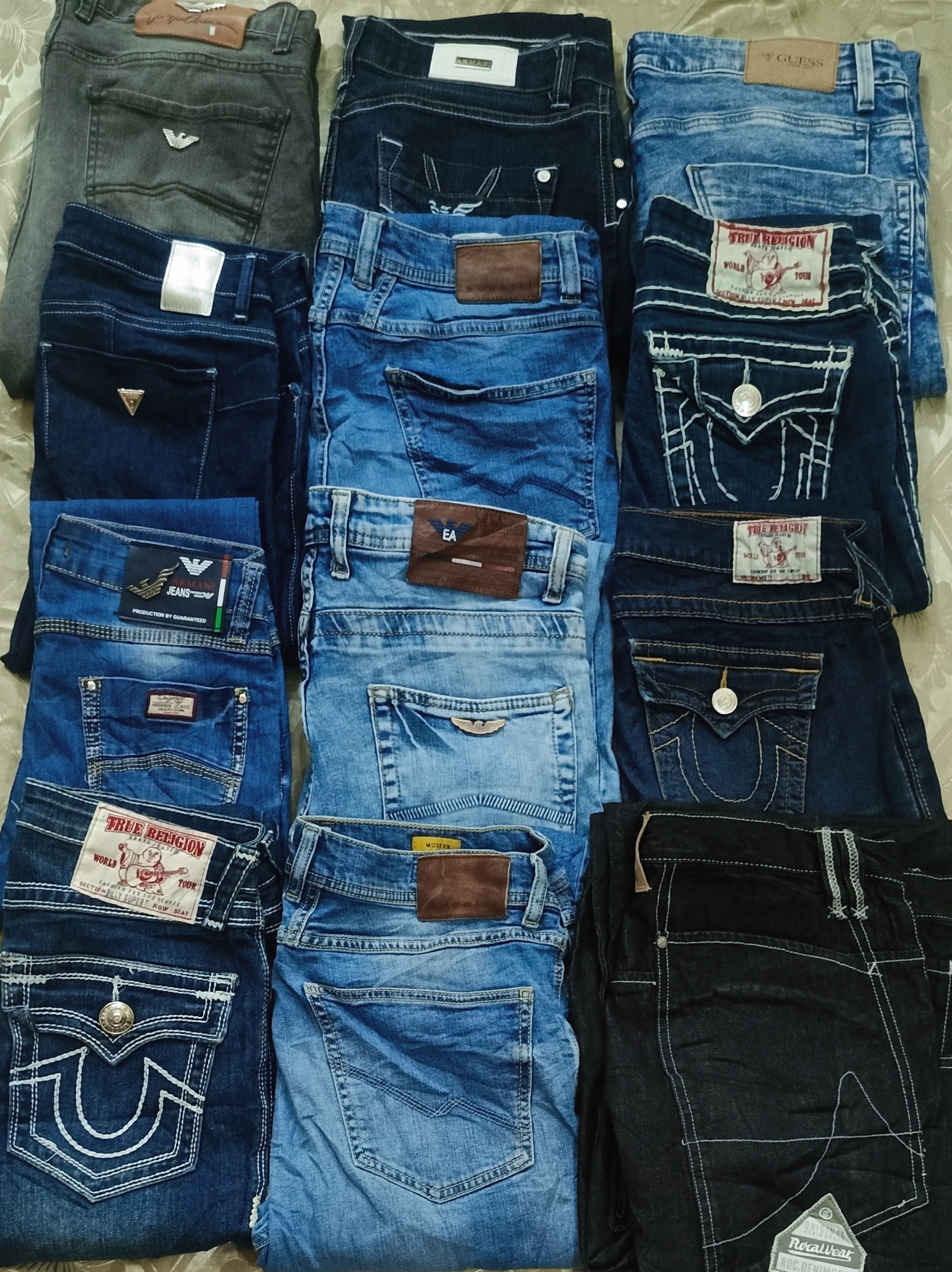 Jeans premium de marque réf no (m.a)