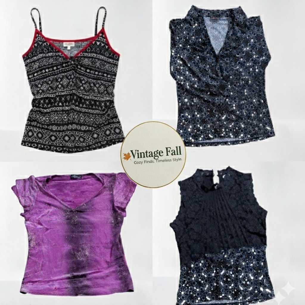 Y2K Printed | Floral Tops