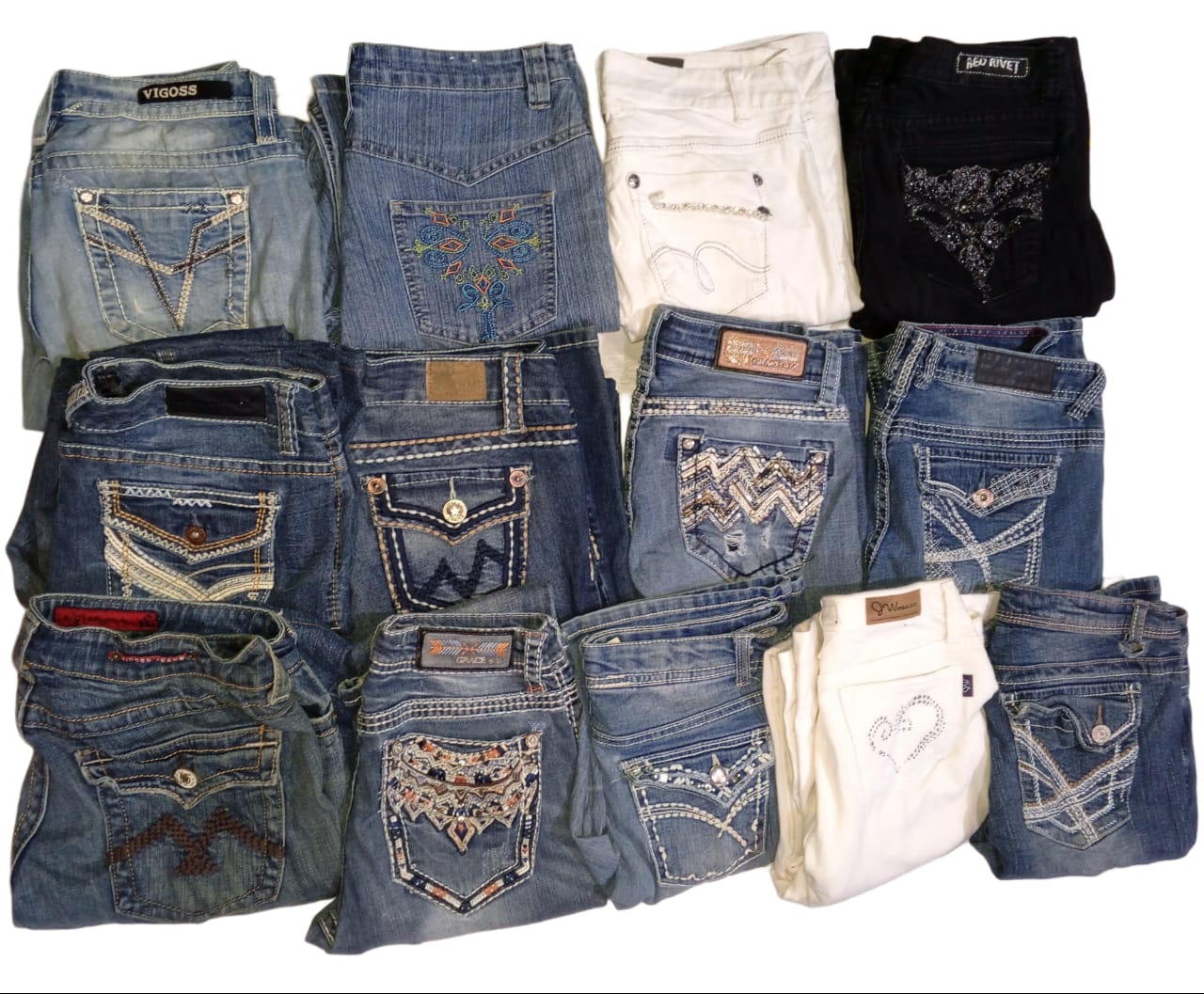 VIGOSS AND OTHER BRAND JEANS FLARE BOOTCUT