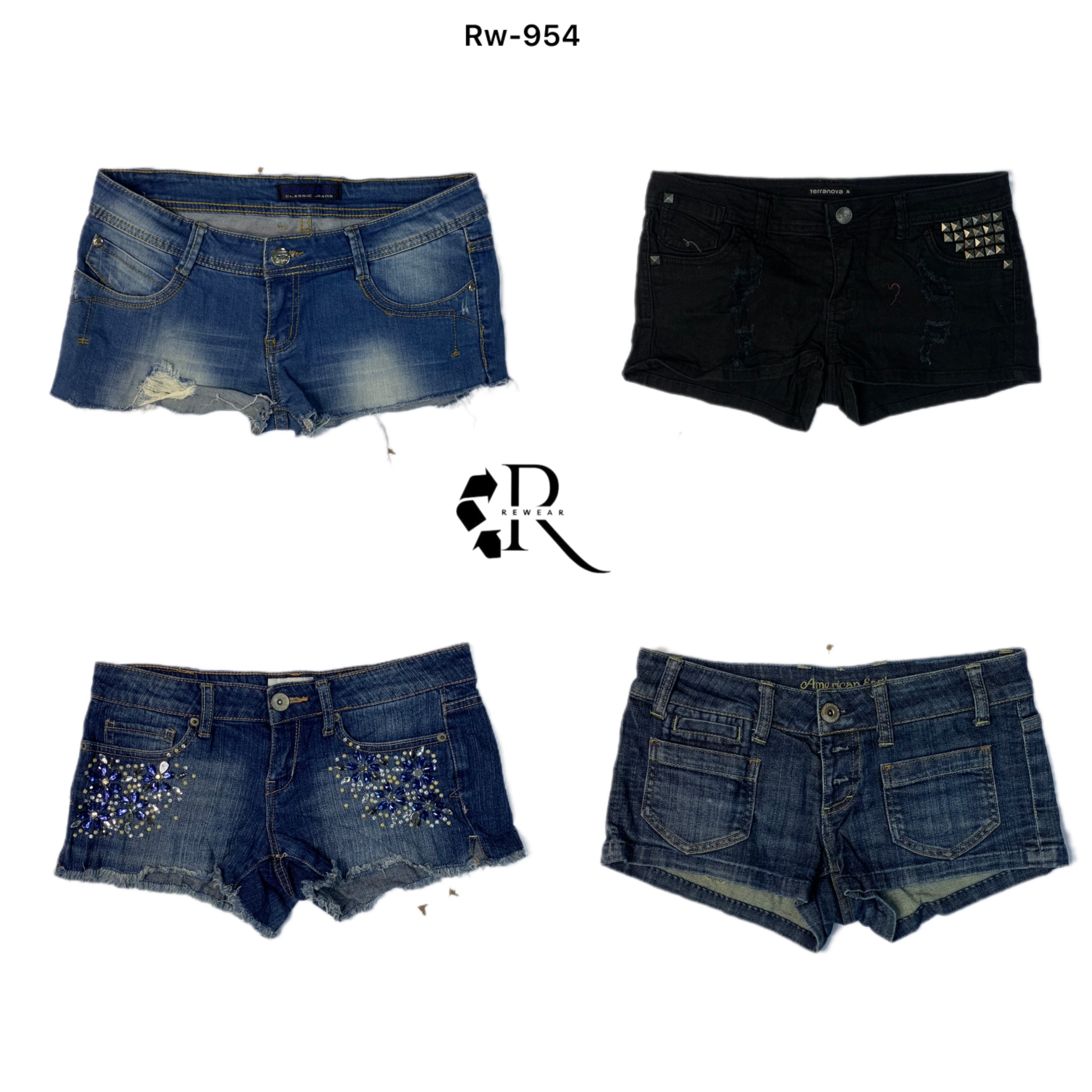 Y2K IT Girl Unique Micro Mini Shorts(Rw-954)