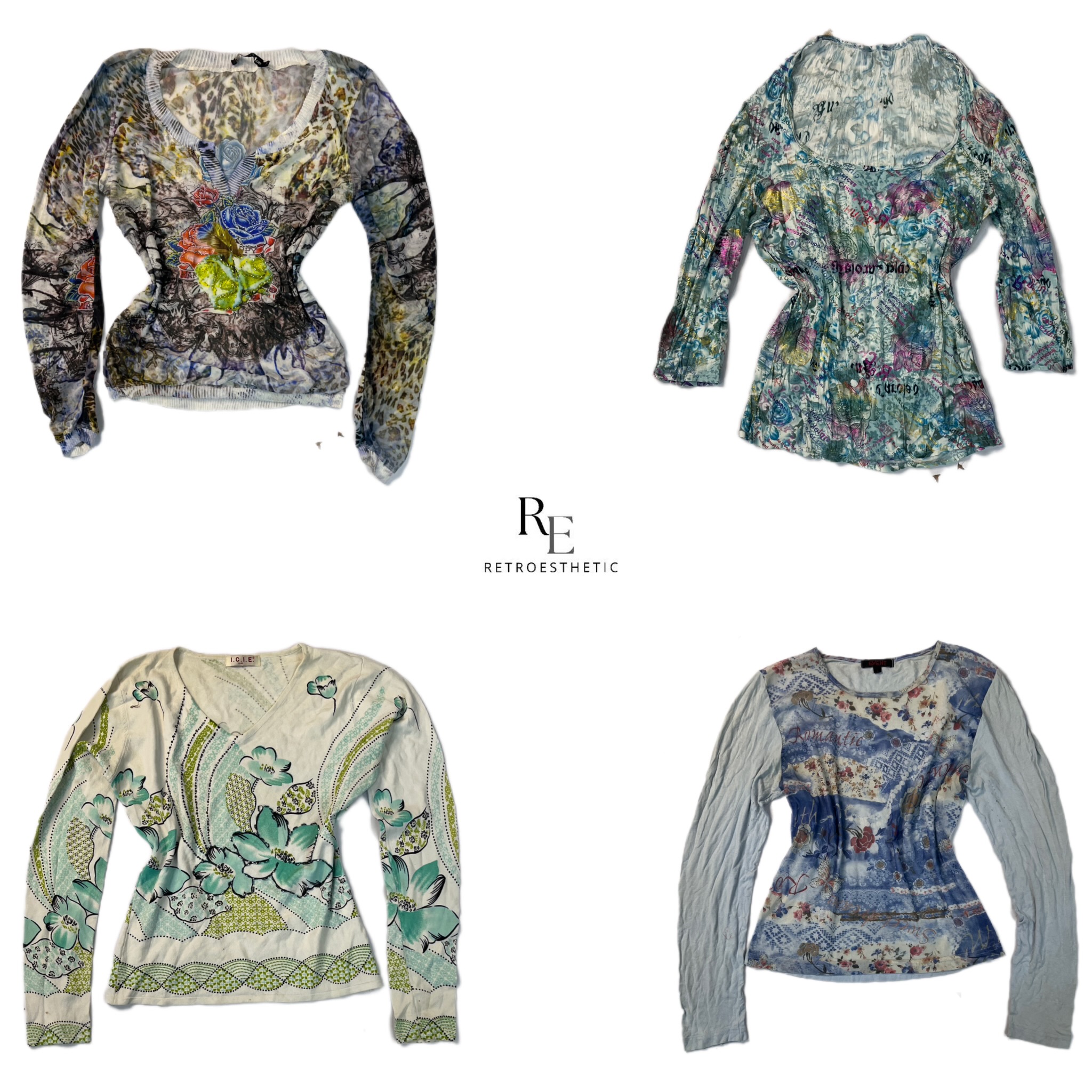 Y2K Soft Girl Full Sleeve Tops (RE-2216)